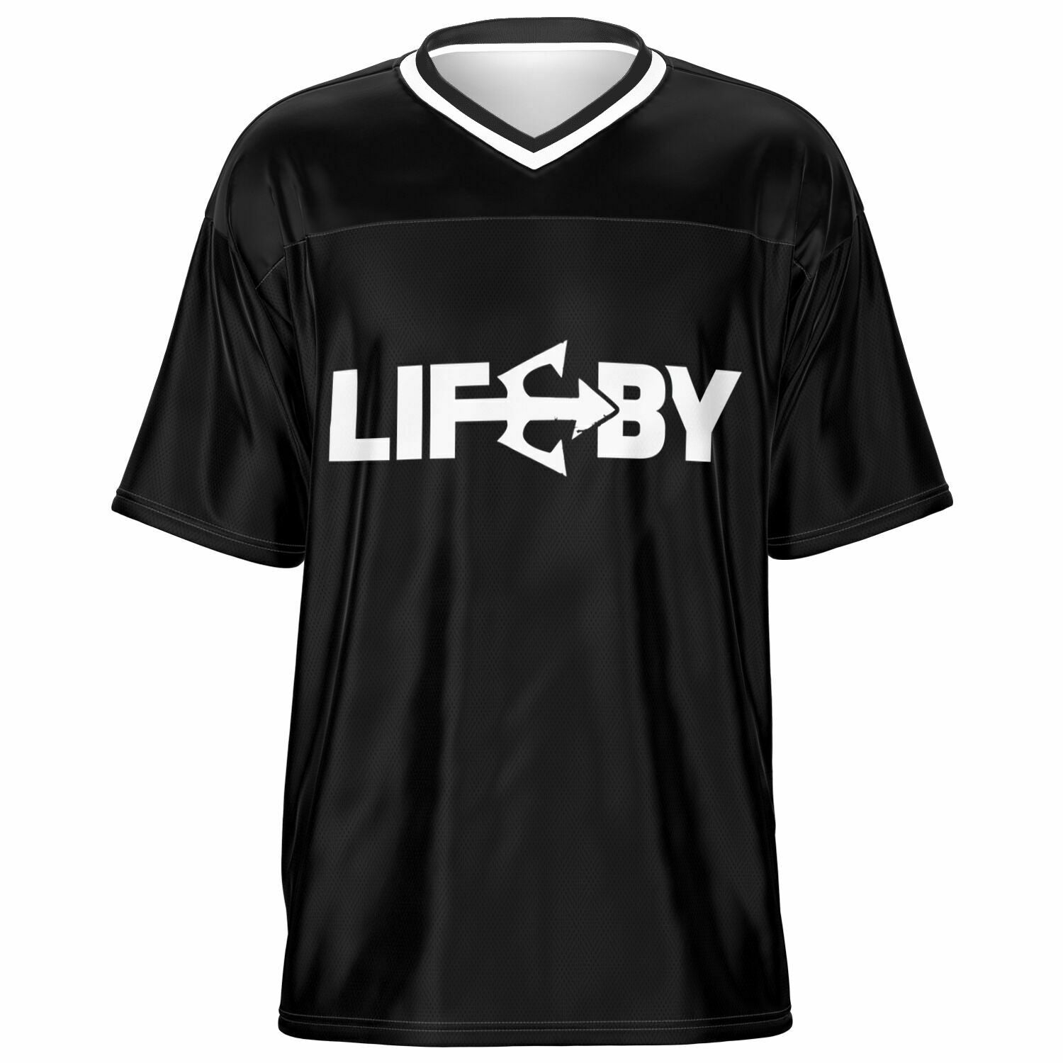 LifeBy  Black Sports Jersey - LifeBy Fitness