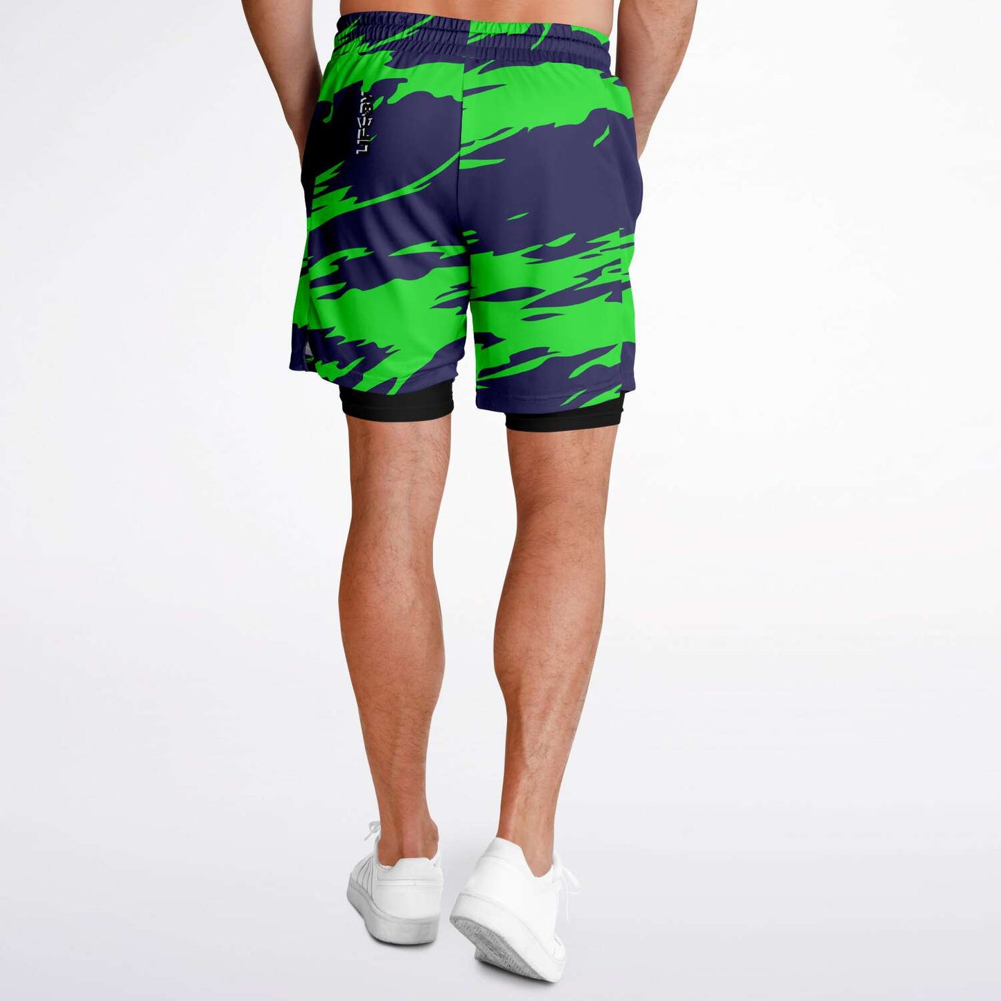 Men's LifeBy Blue-Green 2-in-1 Shorts - LifeBy Fitness