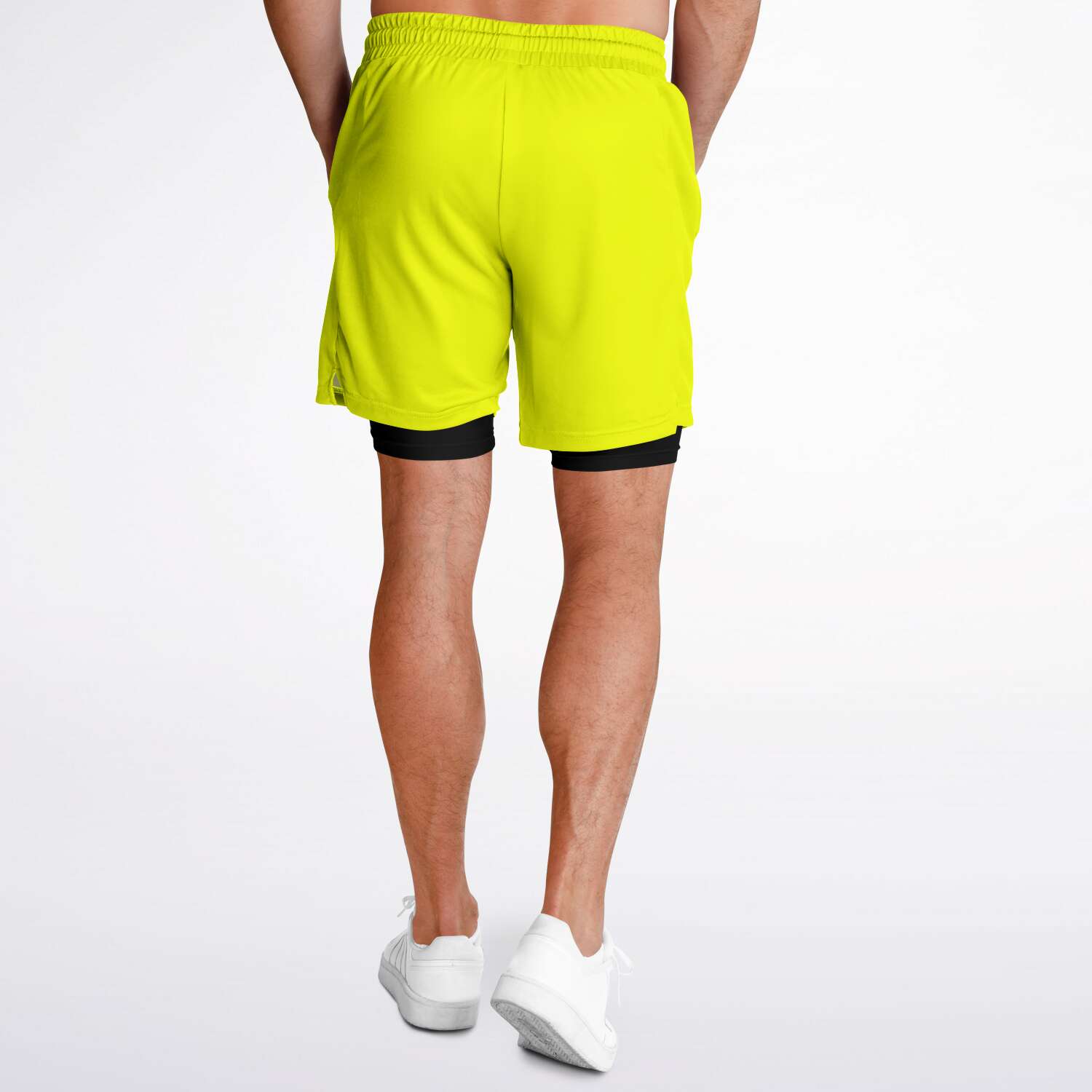 Men's LifeBy Yellow 2-in-1 Shorts - LifeBy Fitness