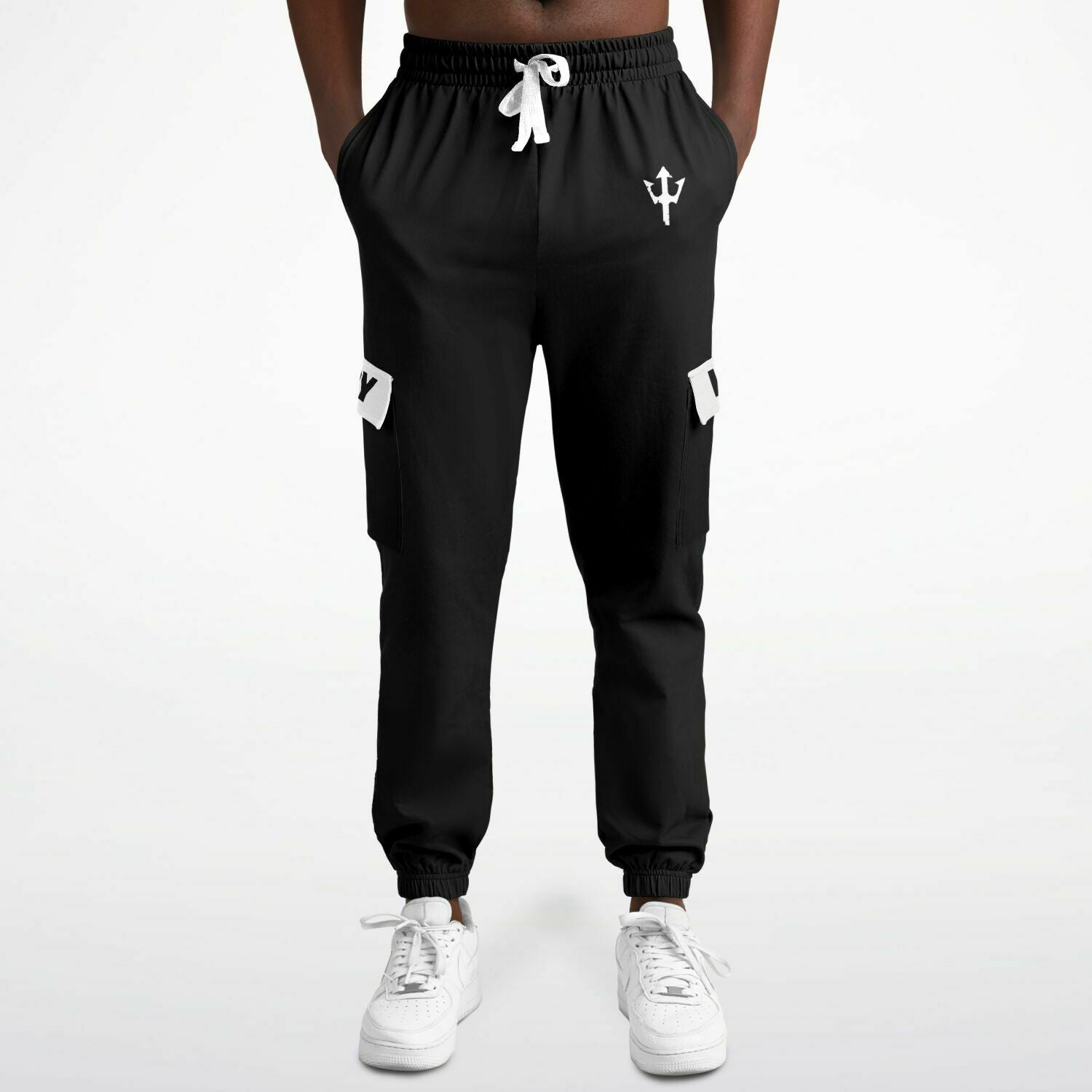 LifeBy Black Athletic Cargo Joggers - LifeBy Fitness