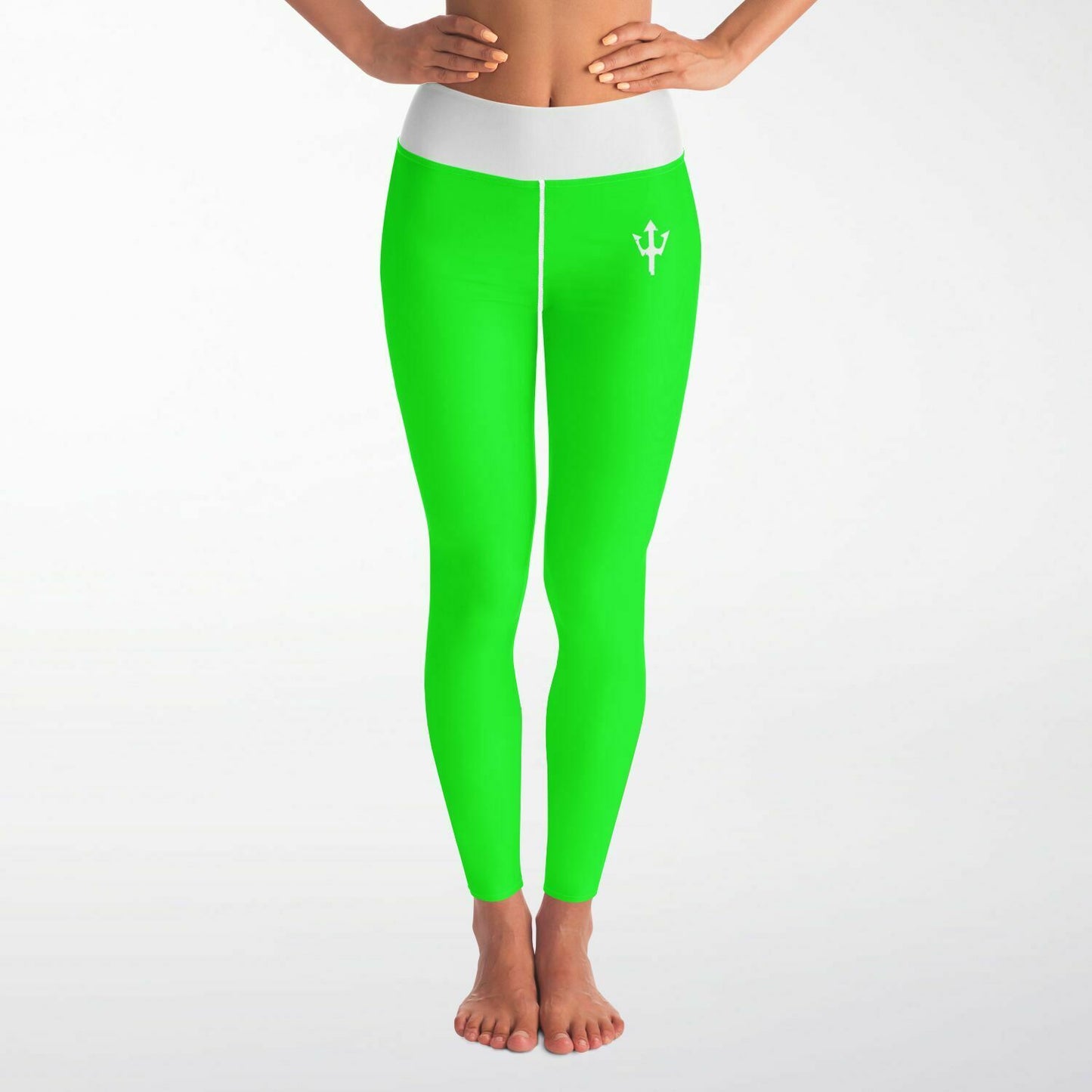 Women's LifeBy Viper Green Yoga Leggings - LifeBy Fitness