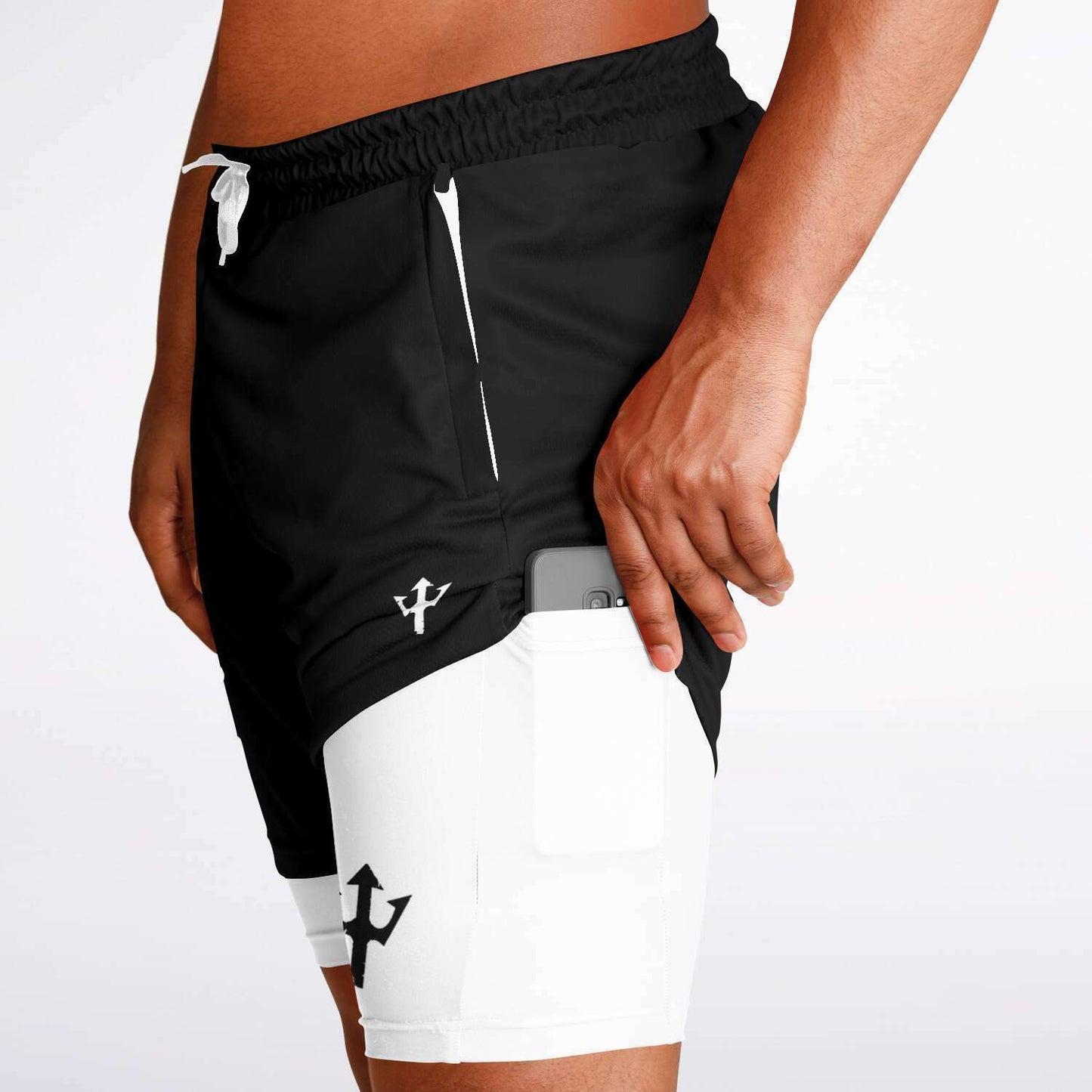 Men's LifeBy Black 2-in-1 Shorts - LifeBy Fitness