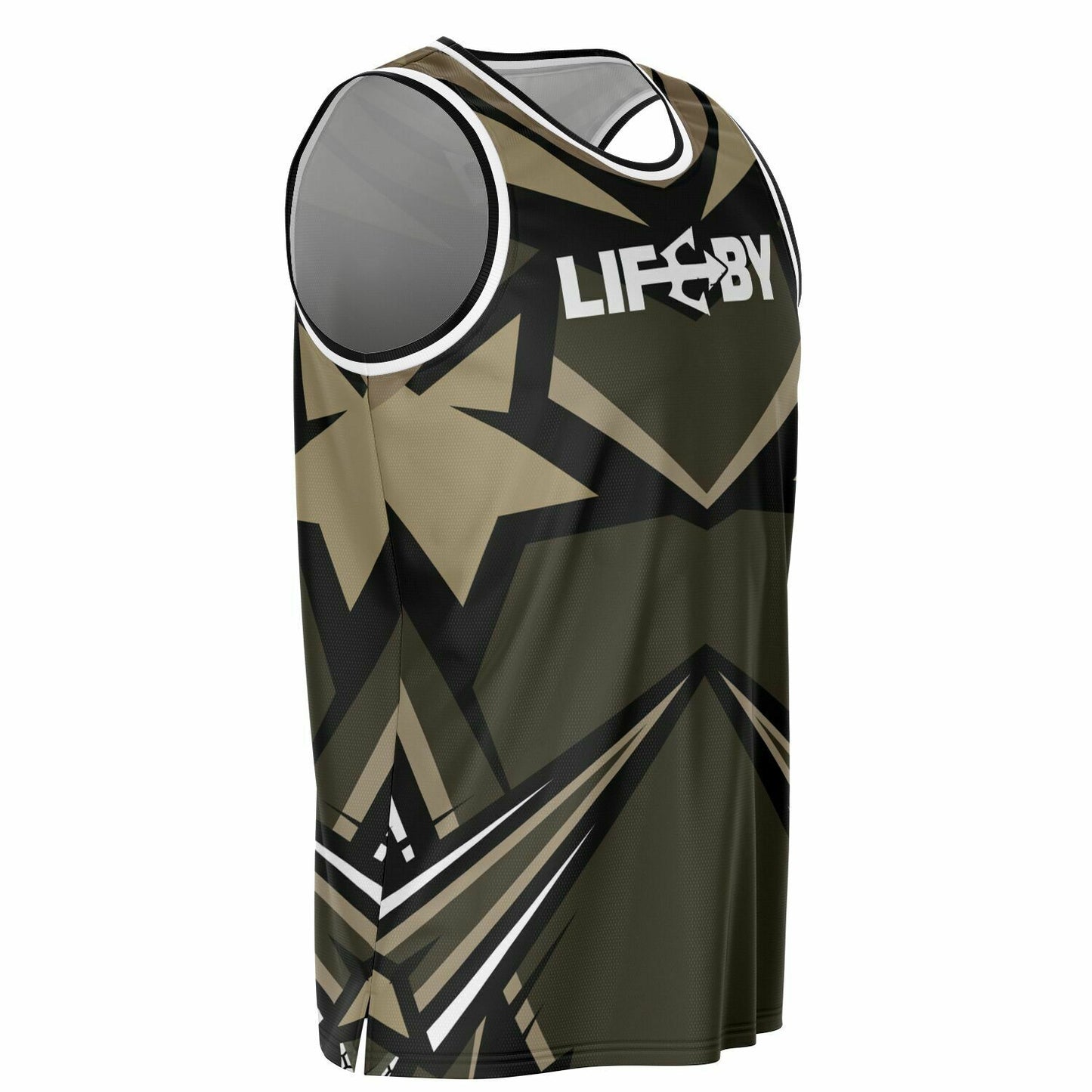 LifeBy Brown Basketball Jersey - LifeBy Fitness