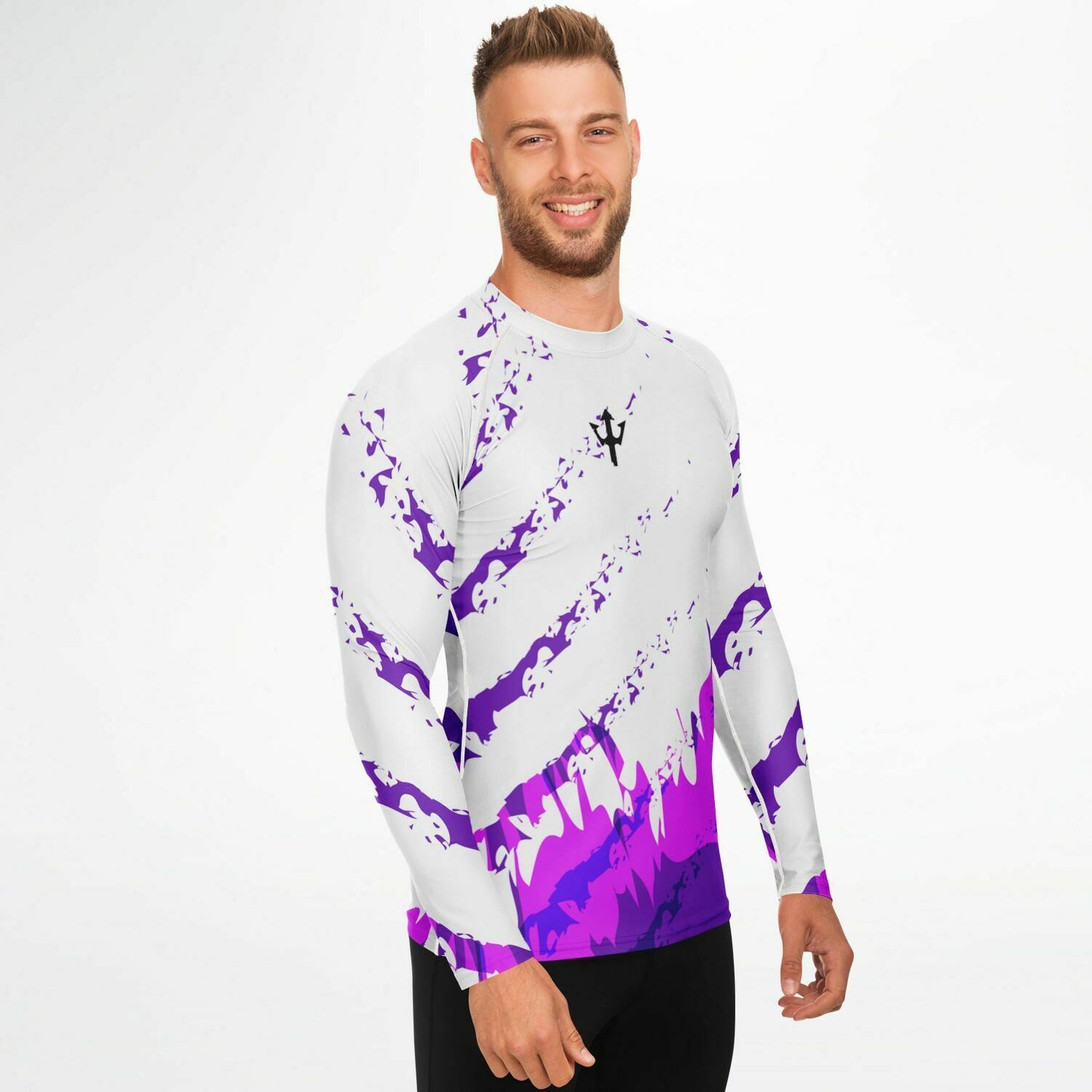 Men's LifeBy Purple Flame Rashguard - LifeBy Fitness