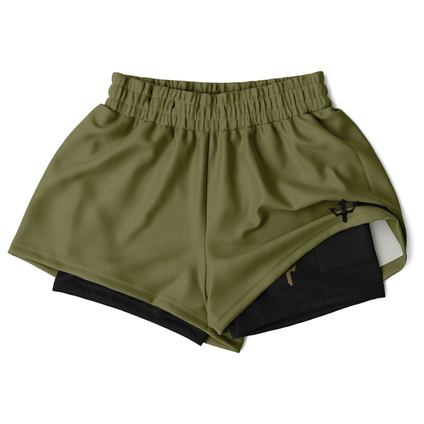 Women's LifeBy Khaki 2-in-1  Sports Shorts - LifeBy Fitness