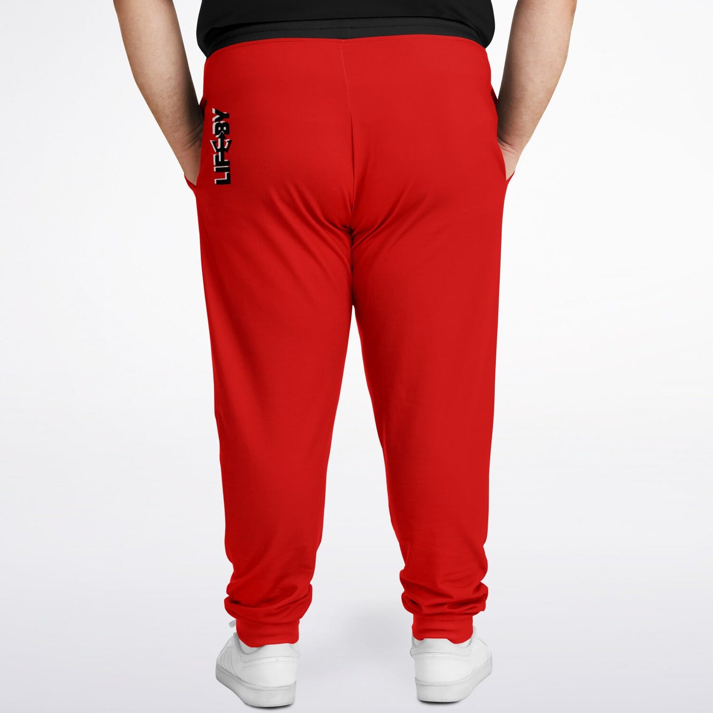 LifeBy Red Athletic Plus-size Jogger - LifeBy Fitness