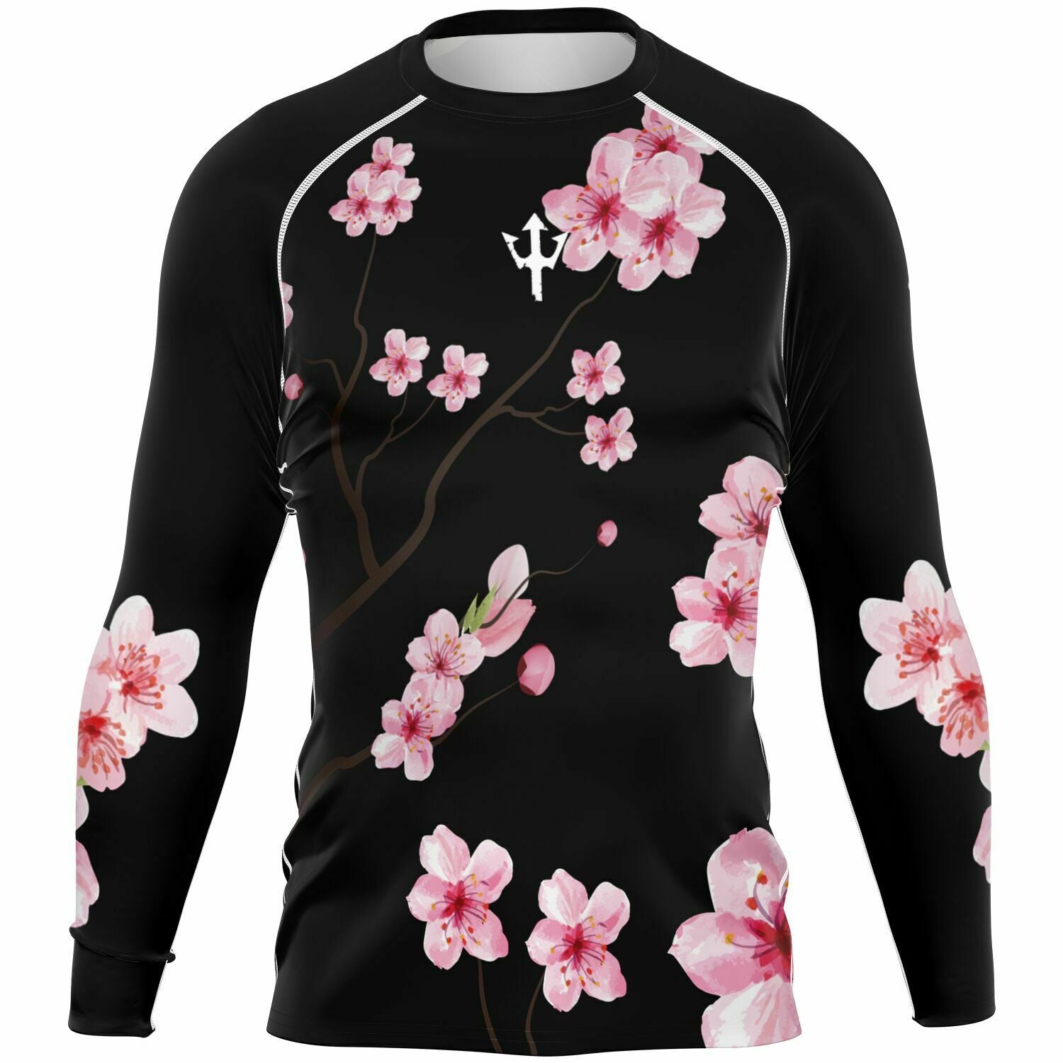 Men's LifeBy Black Cherry Blossom Rashguard - LifeBy Fitness