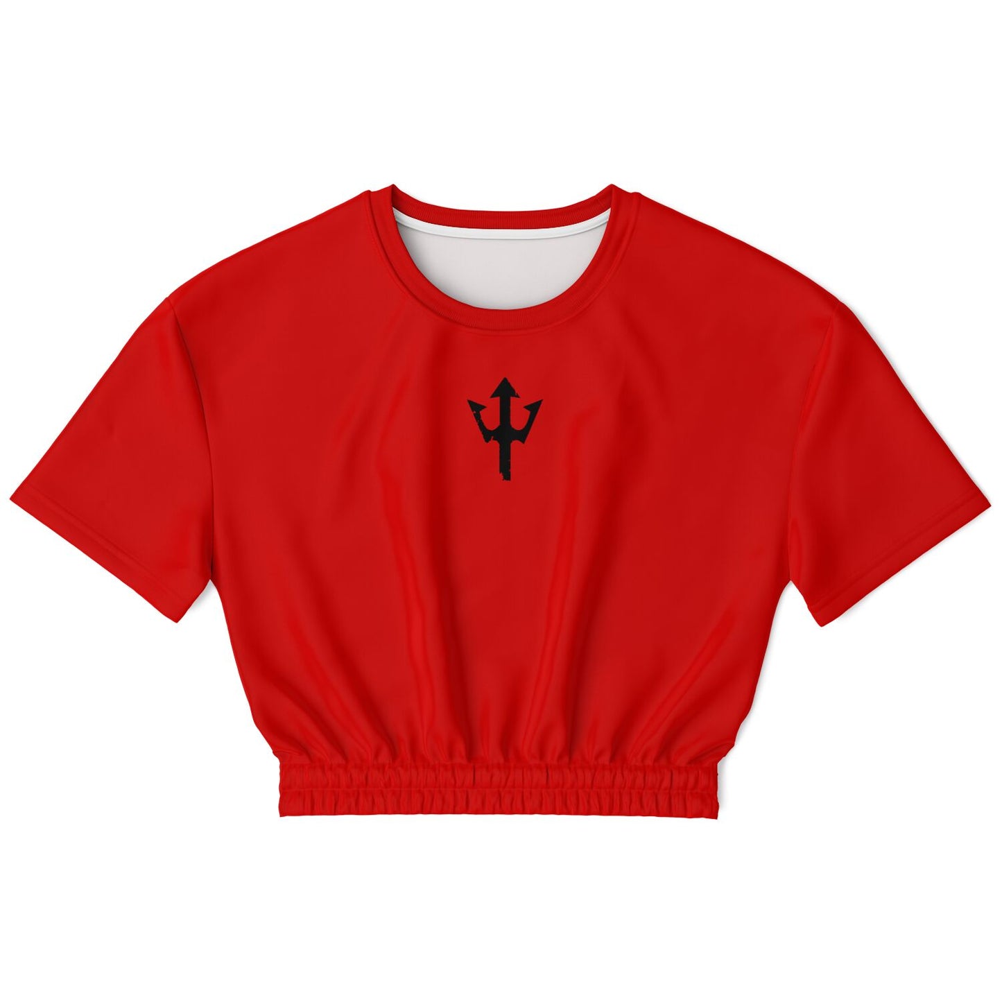 Women's LifeBy Red Athletic Cropped Sweatshirt - LifeBy Fitness