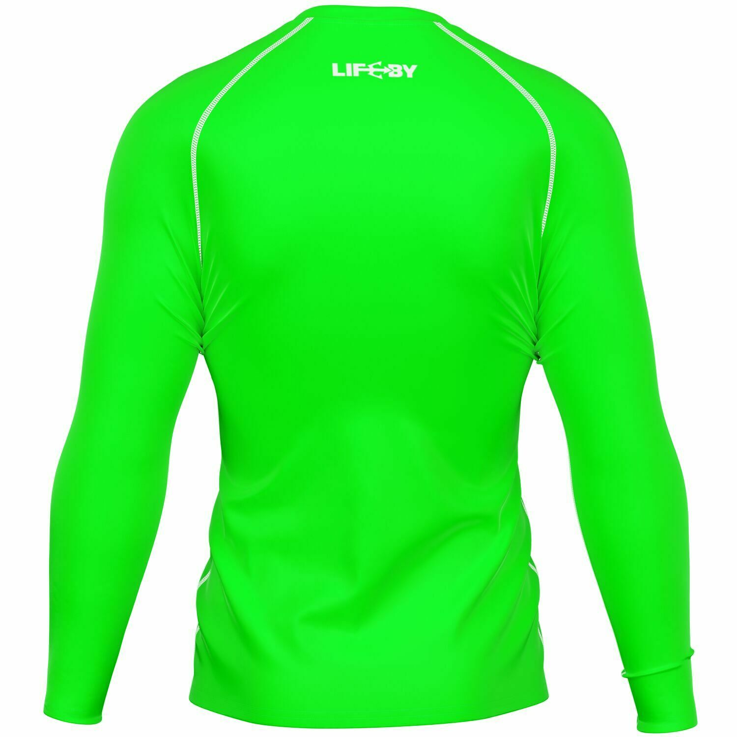 Men's LifeBy Viper Green Rashguard - LifeBy Fitness