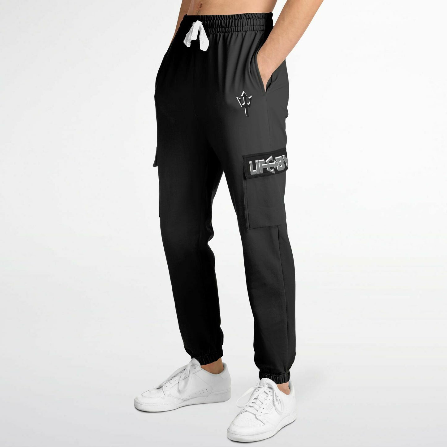 LifeBy Grey Athletic Cargo Joggers - LifeBy Fitness