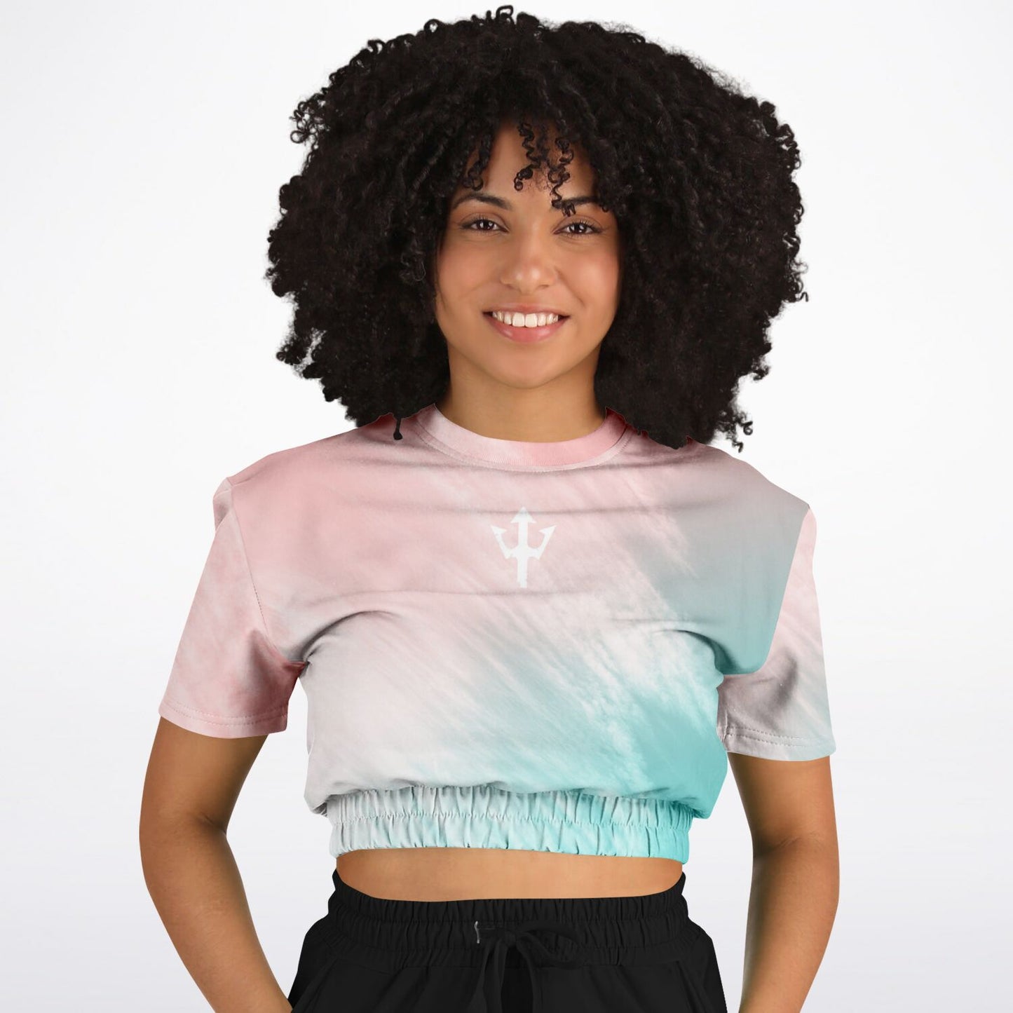 Women's LifeBy Cotton Candy Athletic Cropped Sweatshirt - LifeBy Fitness