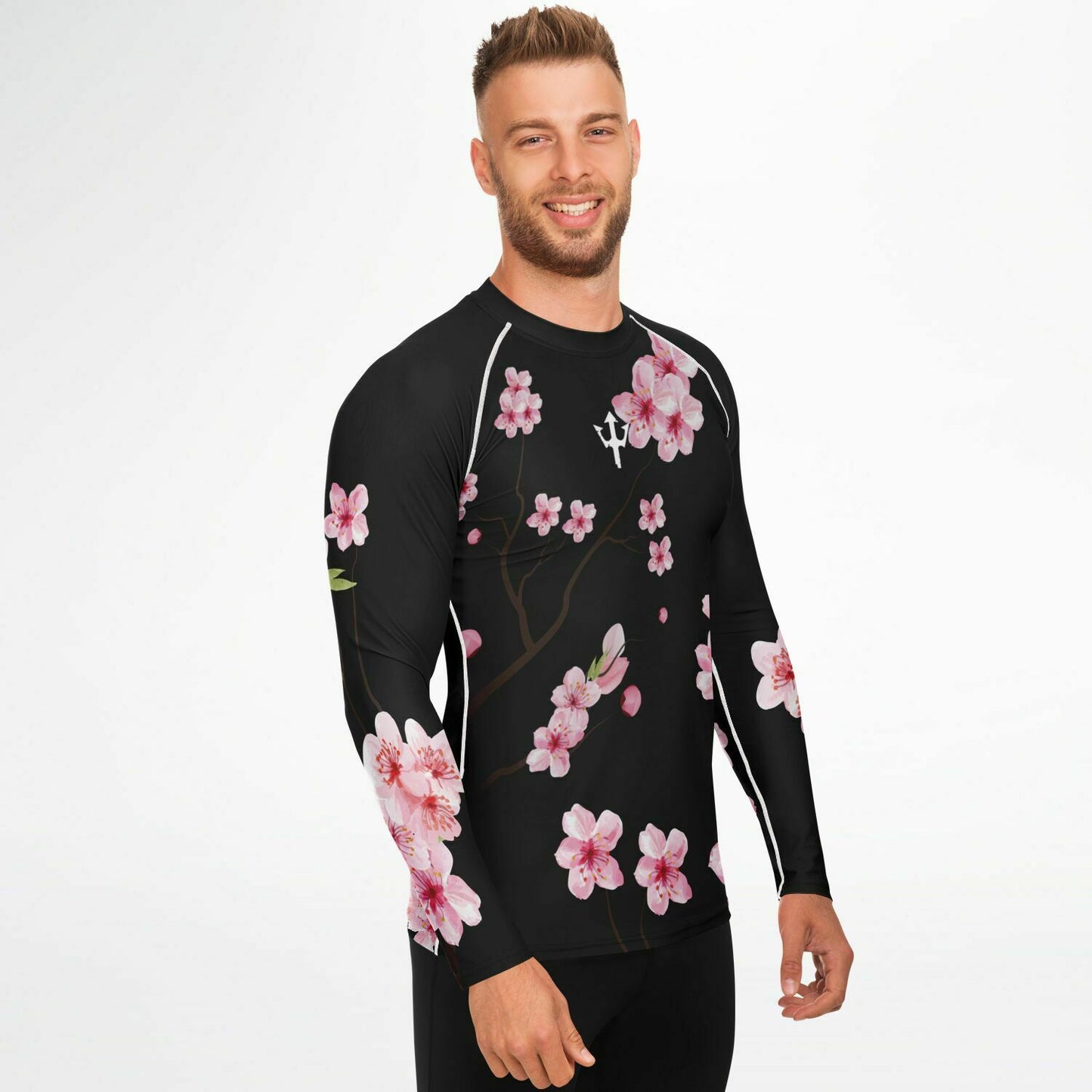 Men's LifeBy Black Cherry Blossom Rashguard - LifeBy Fitness