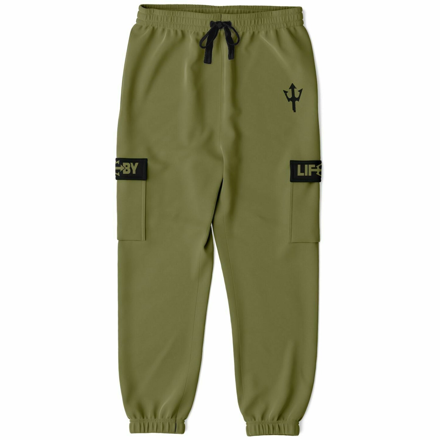 LifeBy Khaki Athletic Cargo Joggers - LifeBy Fitness