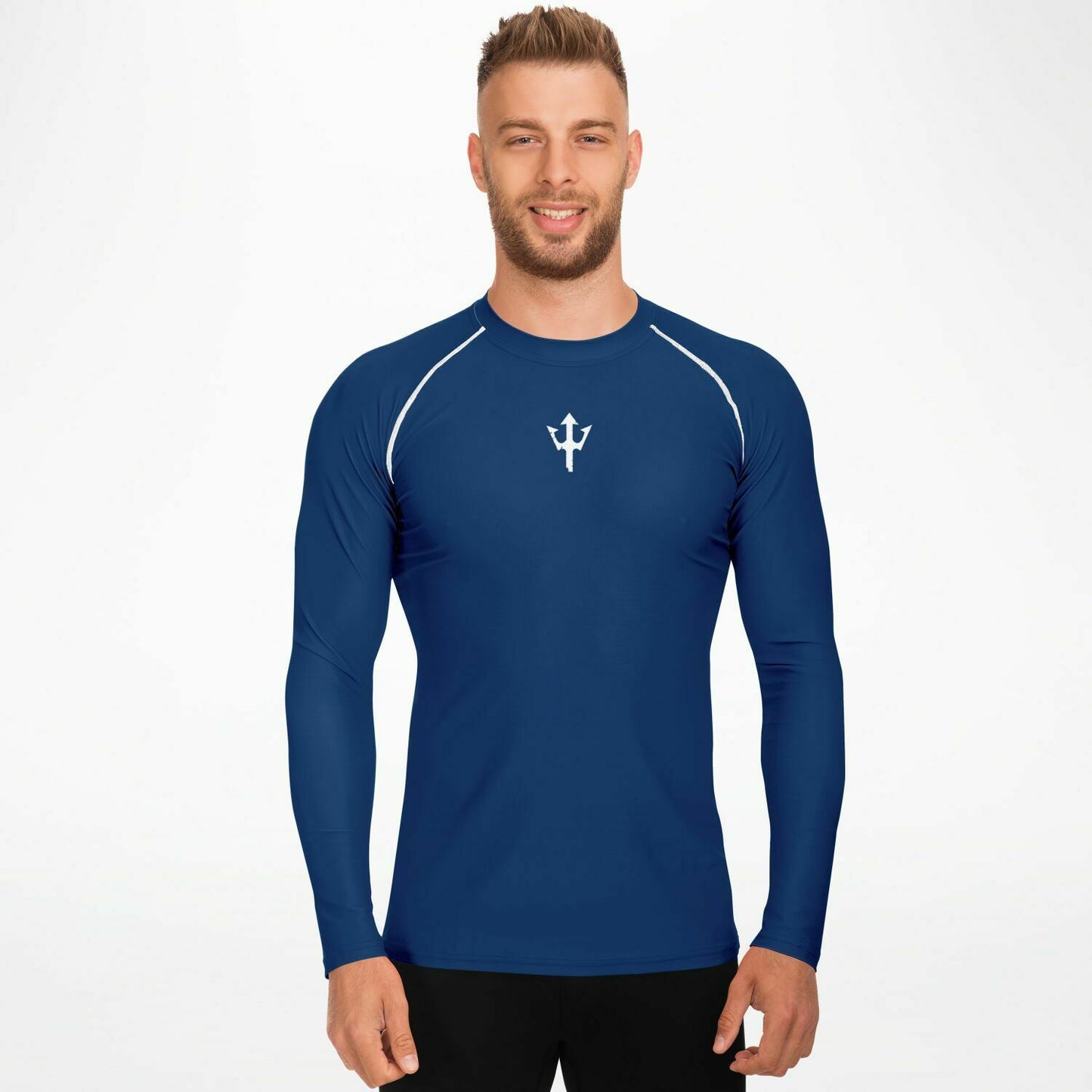 Men's LifeBy Navy Blue Rashguard - LifeBy Fitness