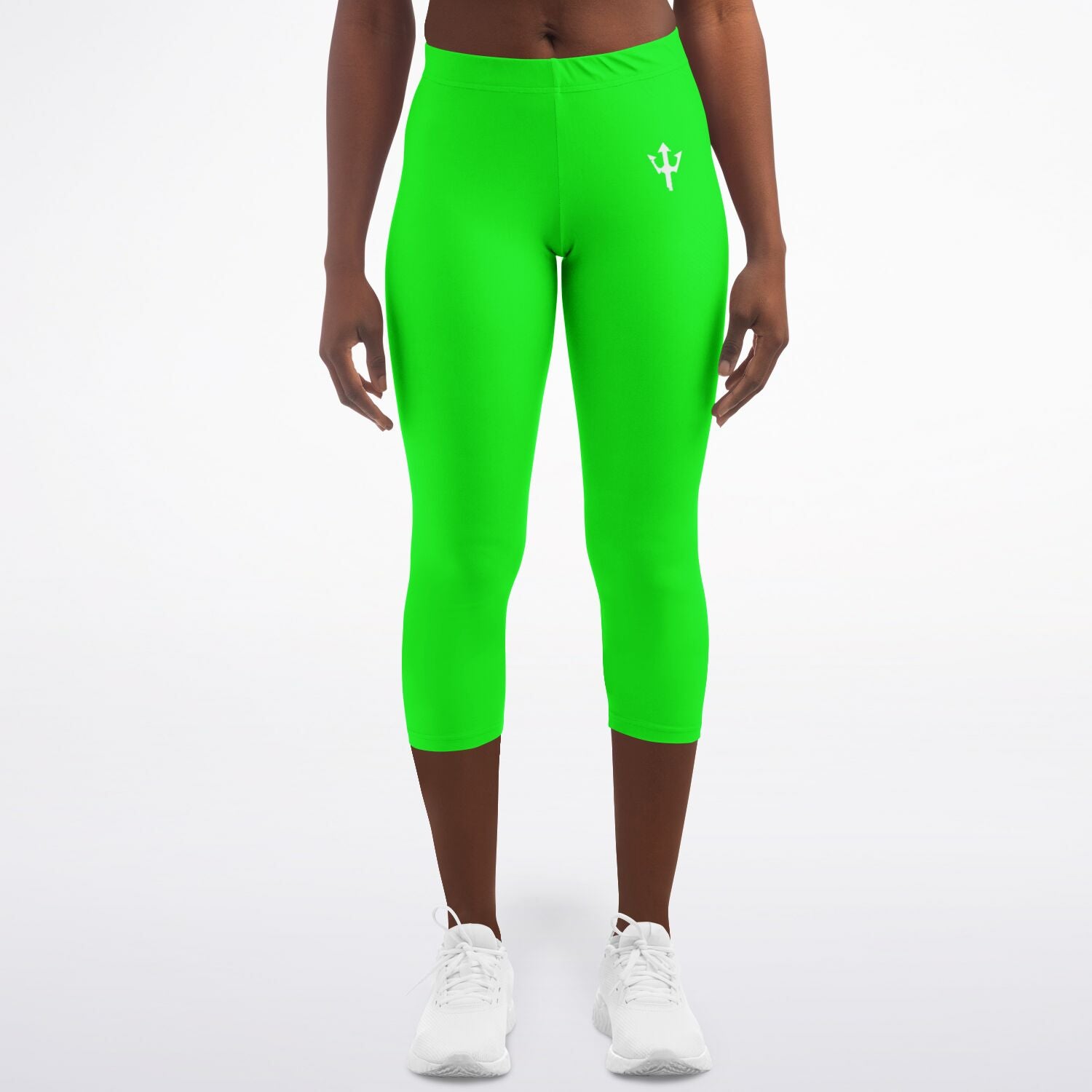 Women's LifeBy Viper Green Capri Leggings - LifeBy Fitness