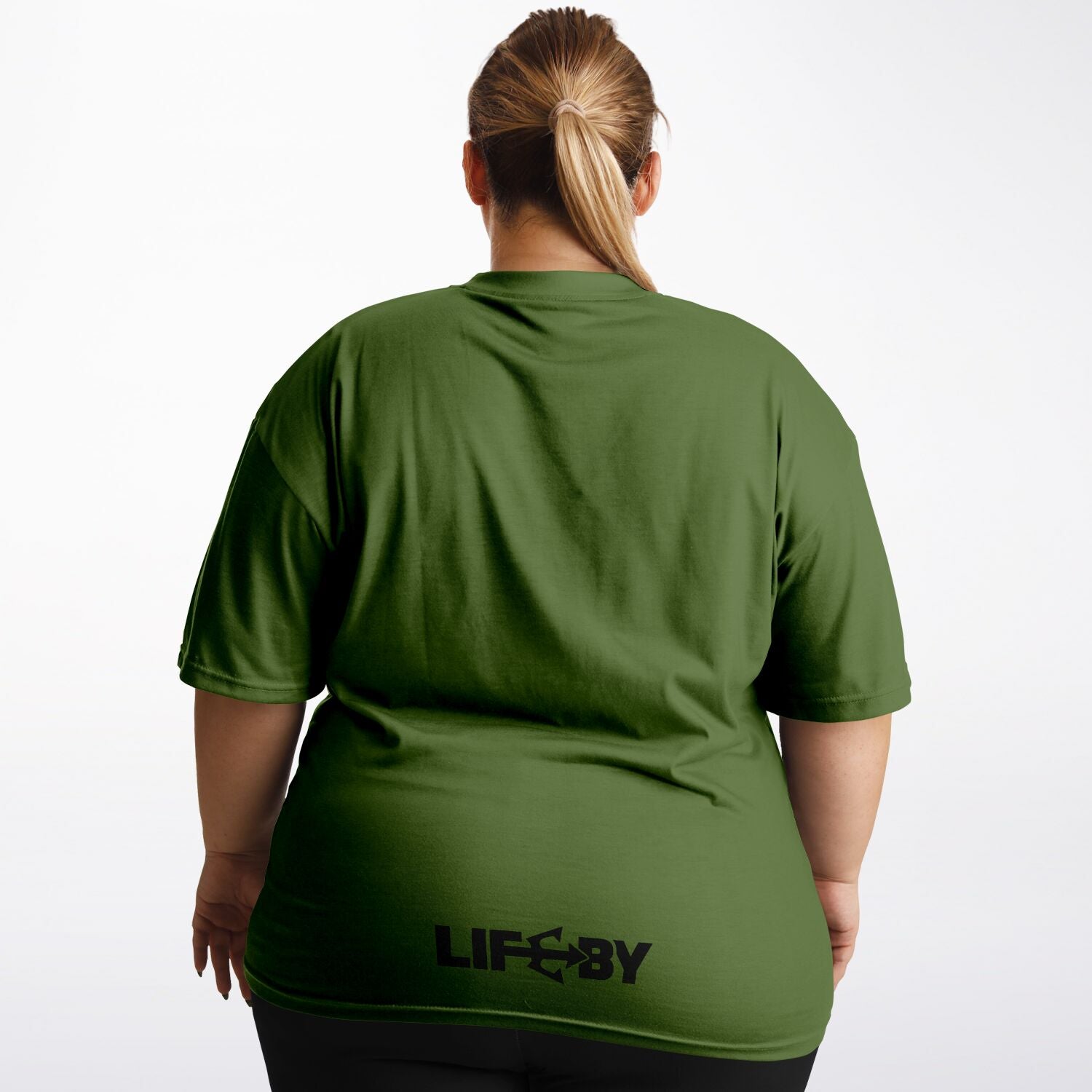 LifeBy Military Green Plus-size T-Shirt - LifeBy Fitness