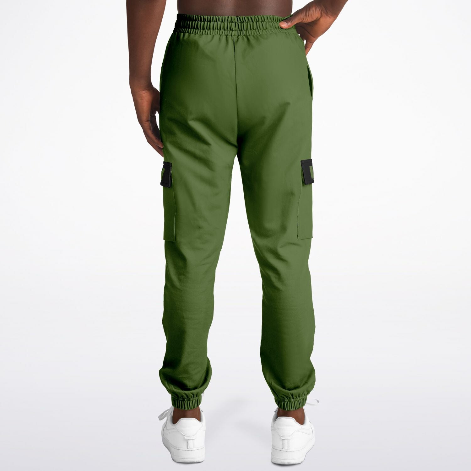 LifeBy Military Green Athletic Cargo Joggers - LifeBy Fitness