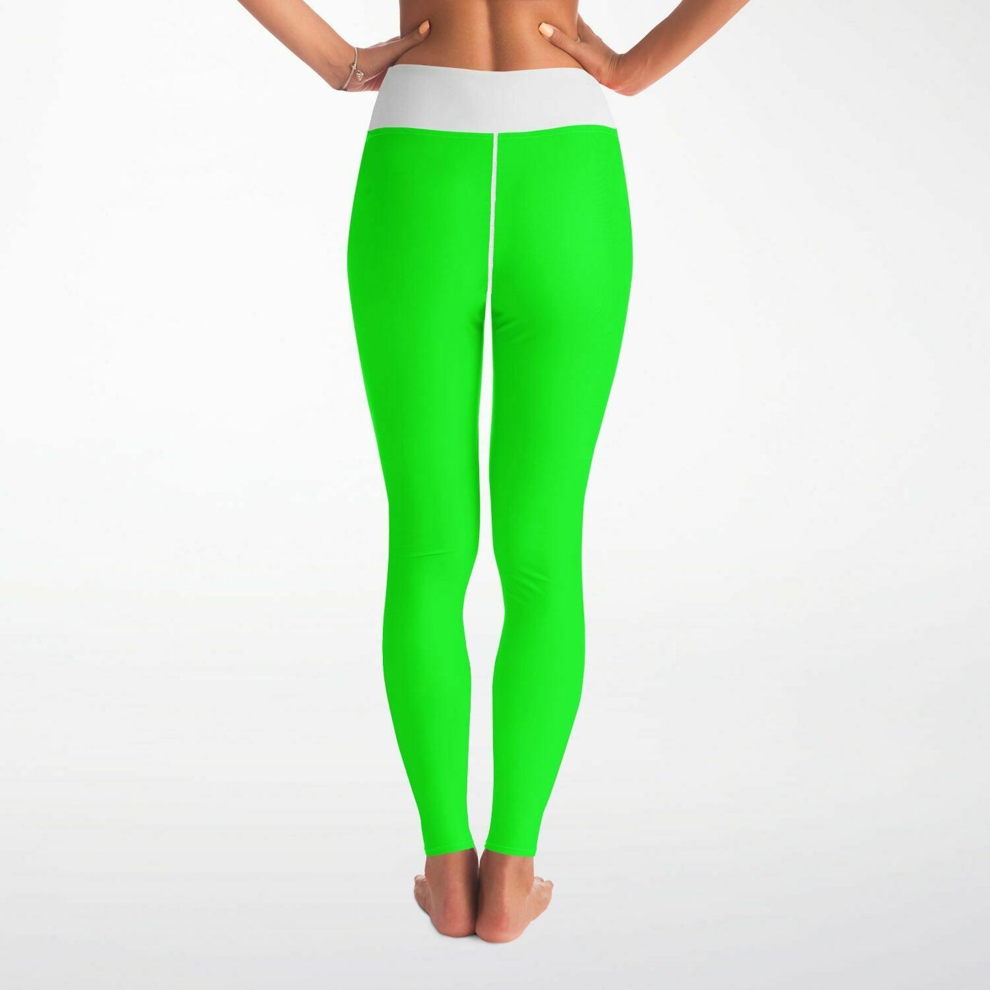 Women's LifeBy Viper Green Yoga Leggings - LifeBy Fitness