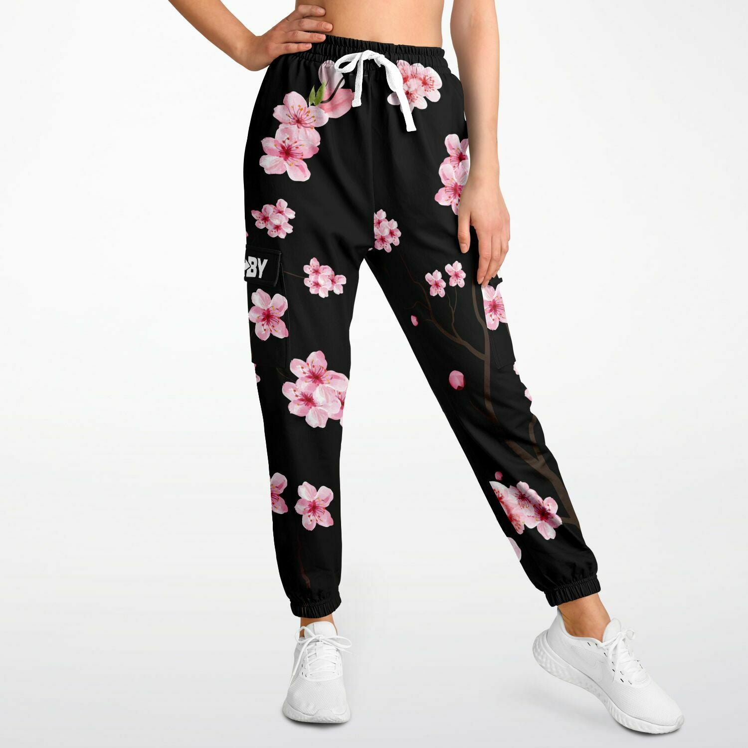 LifeBy Cherry Blossom Athletic Cargo Joggers - LifeBy Fitness