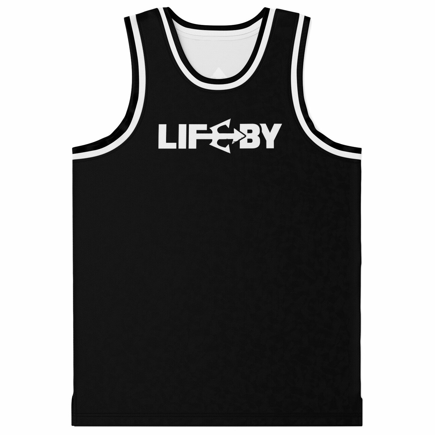 LifeBy Black Basketball Jersey - LifeBy Fitness