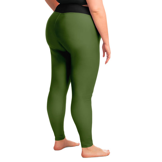 LifeBy Military Green Plus Size Legging