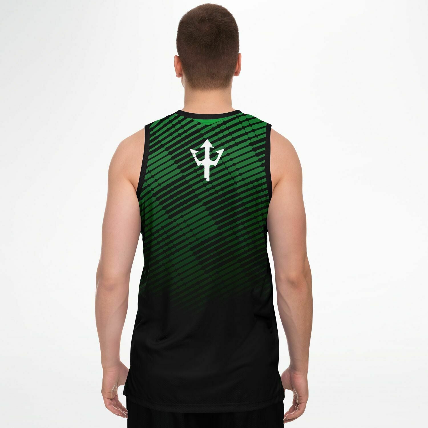 LifeBy Green Faded Basketball Jersey - LifeBy Fitness