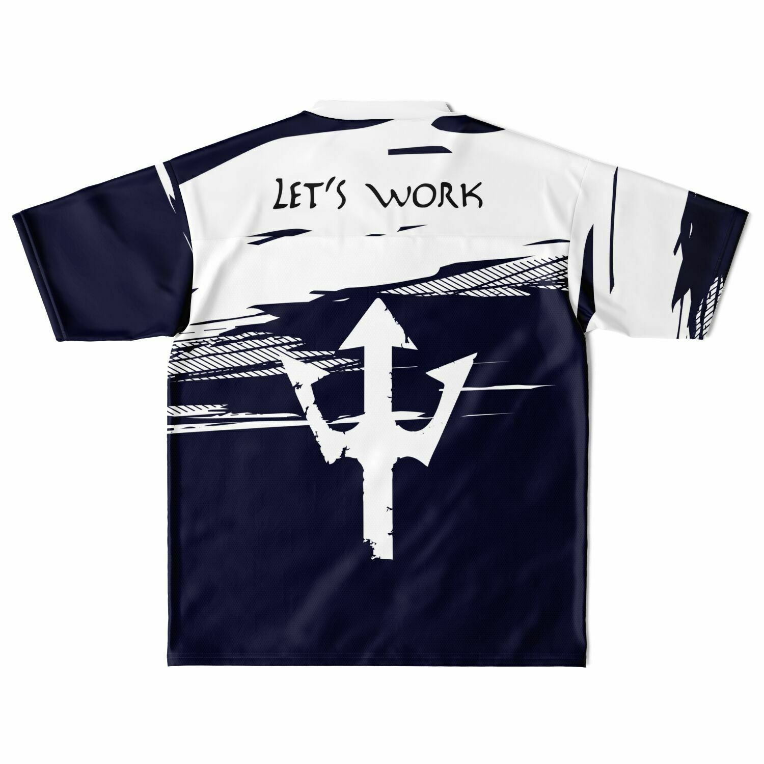 LifeBy Blue-White Sports Jersey - LifeBy Fitness