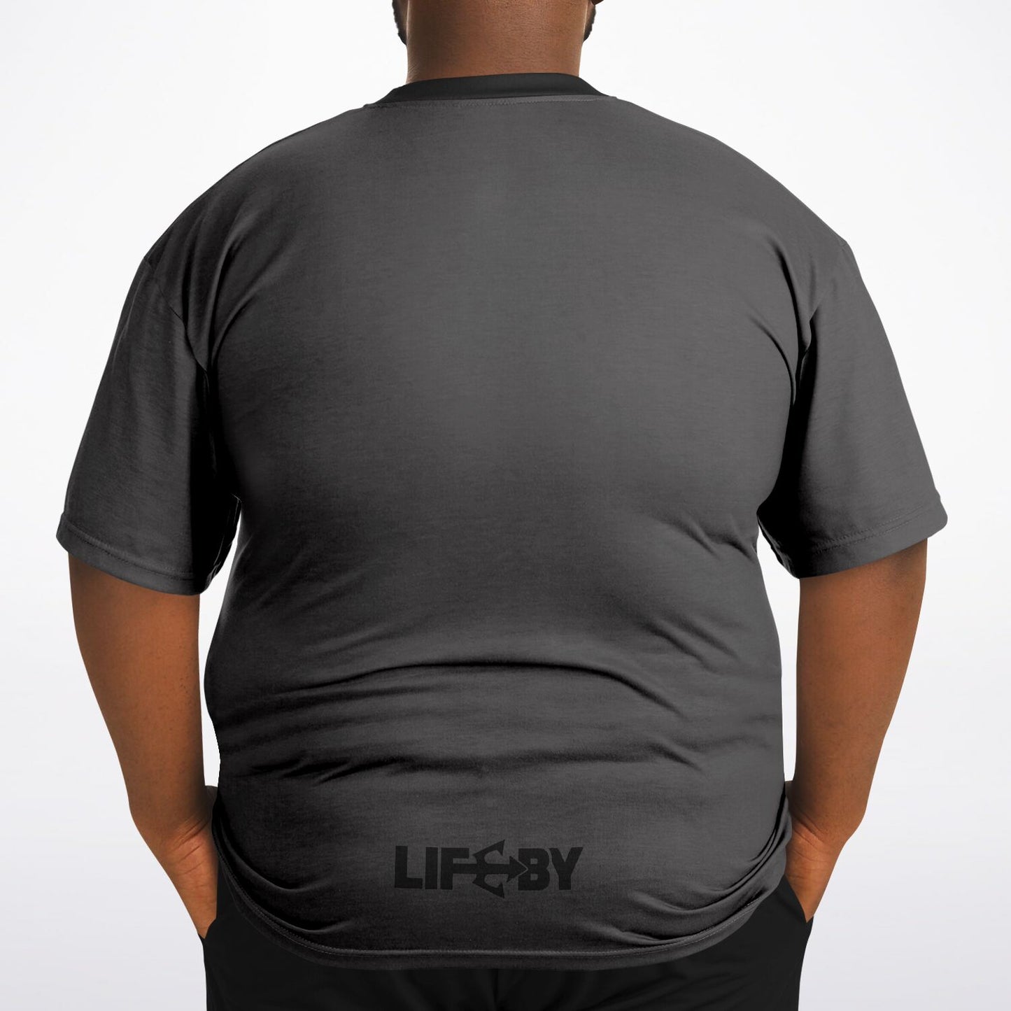 LifeBy Grey Plus-size T-Shirt - LifeBy Fitness