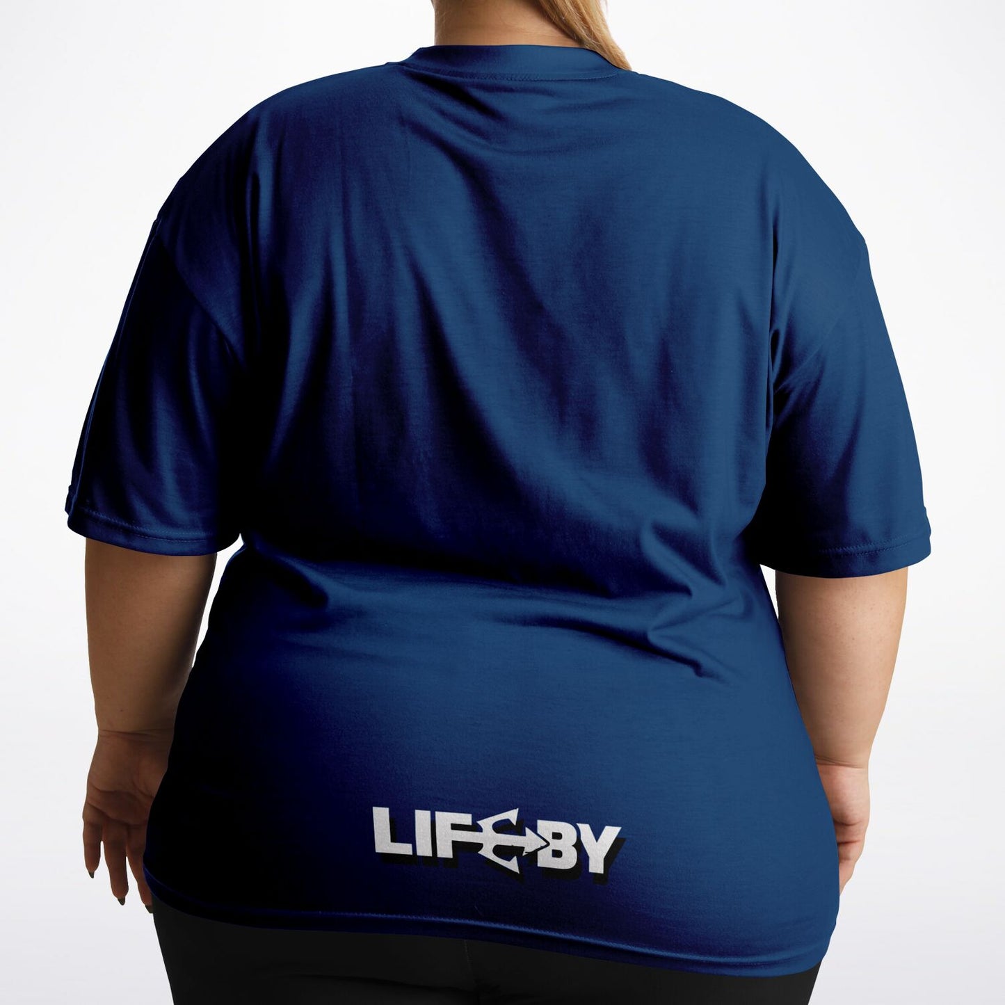 LifeBy Navy Blue Plus-size T-Shirt - LifeBy Fitness