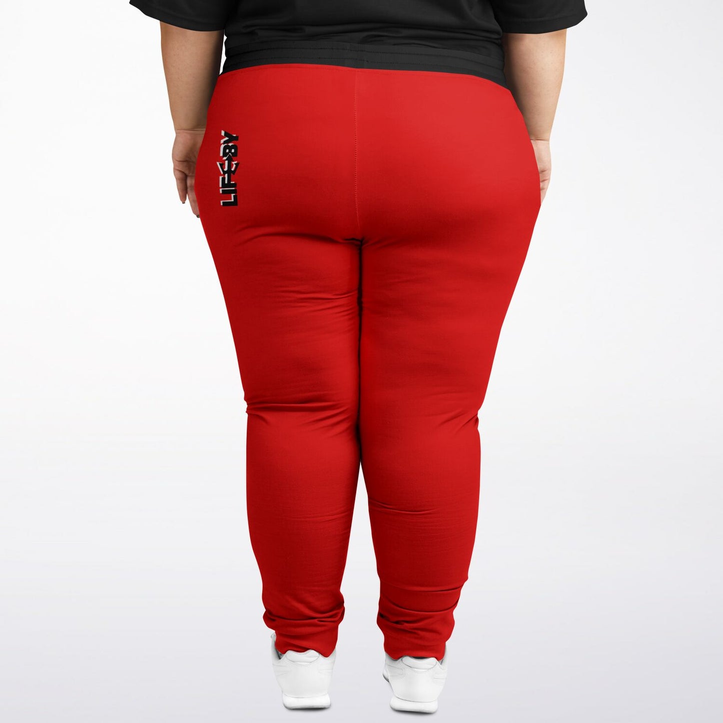 LifeBy Red Athletic Plus-size Jogger - LifeBy Fitness