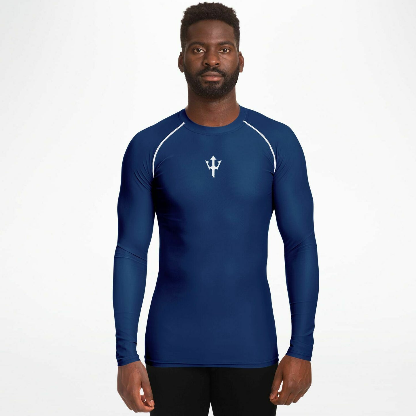 Men's LifeBy Navy Blue Rashguard - LifeBy Fitness