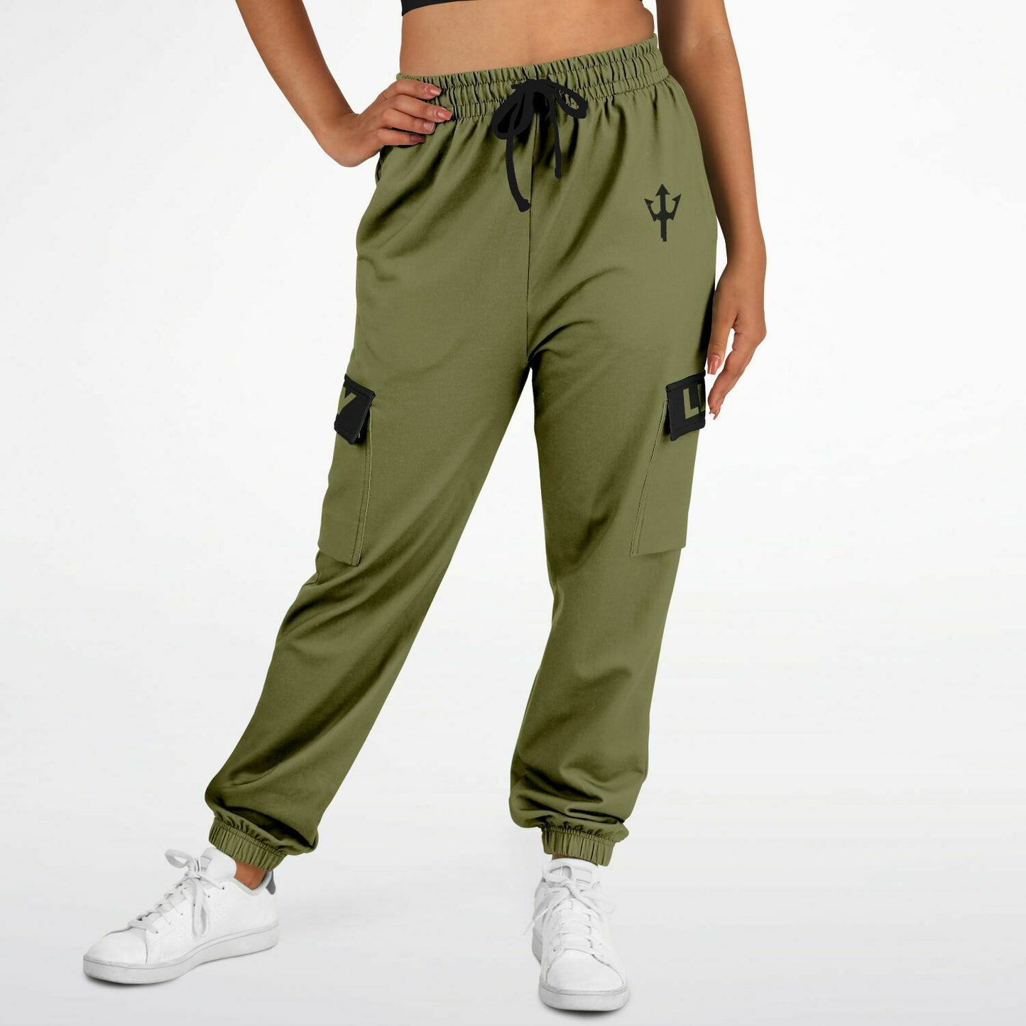 LifeBy Khaki Athletic Cargo Joggers - LifeBy Fitness