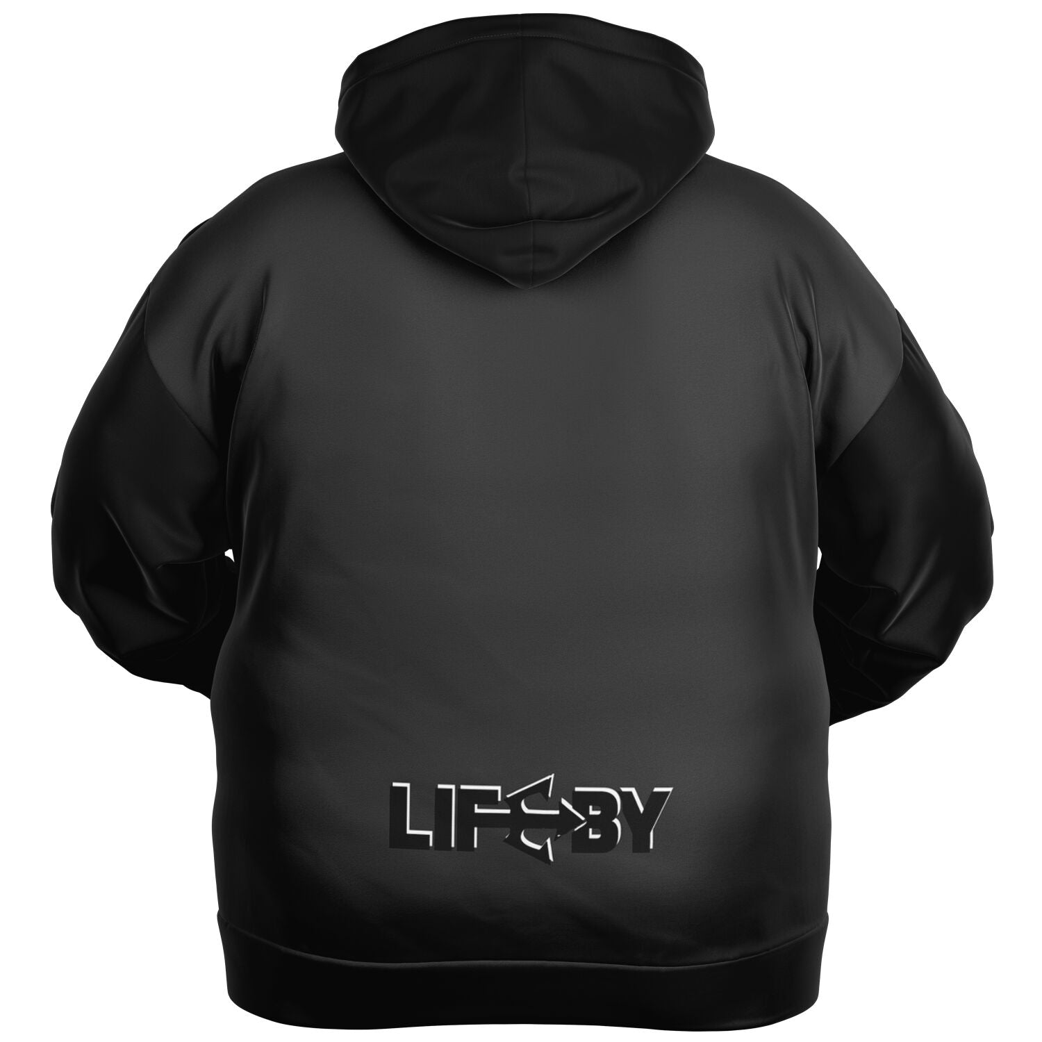 LifeBy Black Athletic Plus-size Ziphoodie - LifeBy Fitness