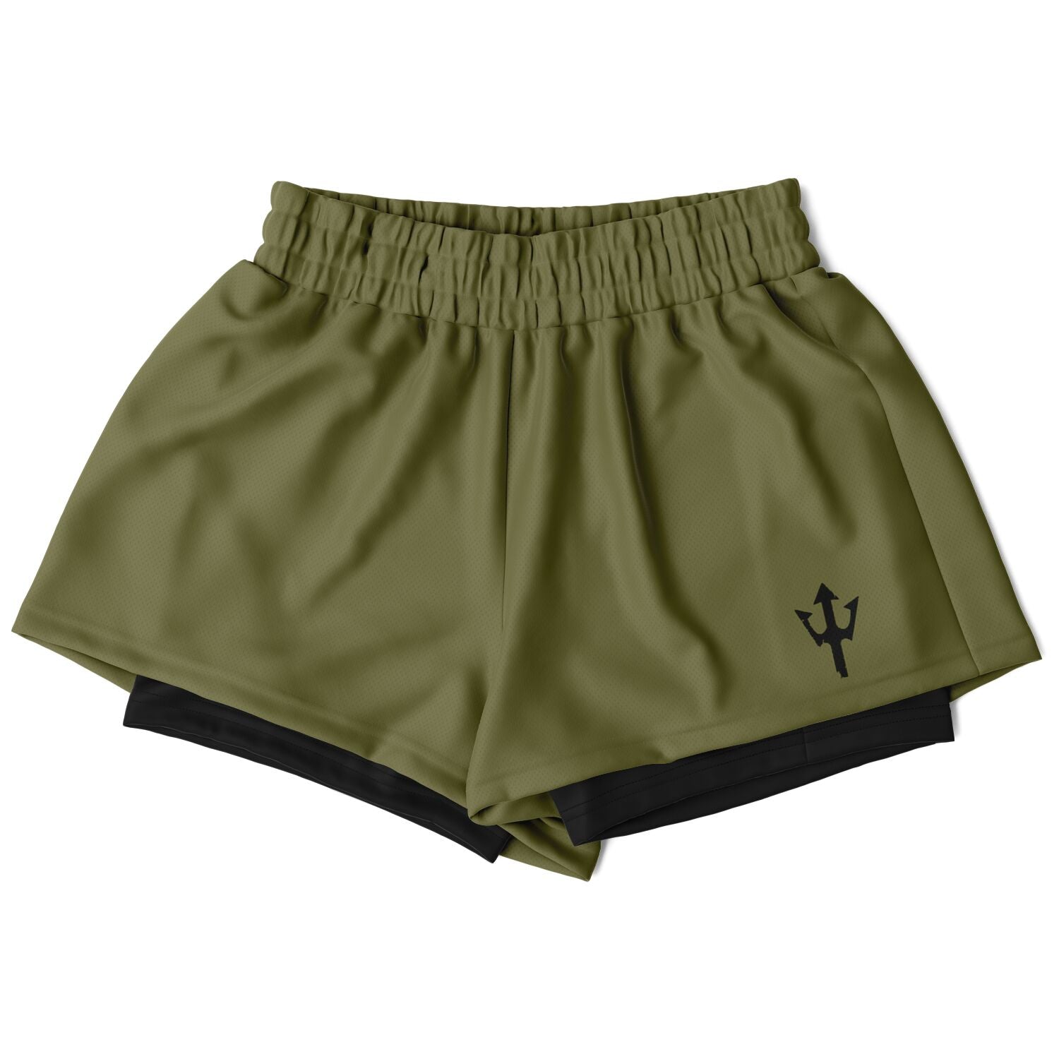 Women's LifeBy Khaki 2-in-1  Sports Shorts - LifeBy Fitness