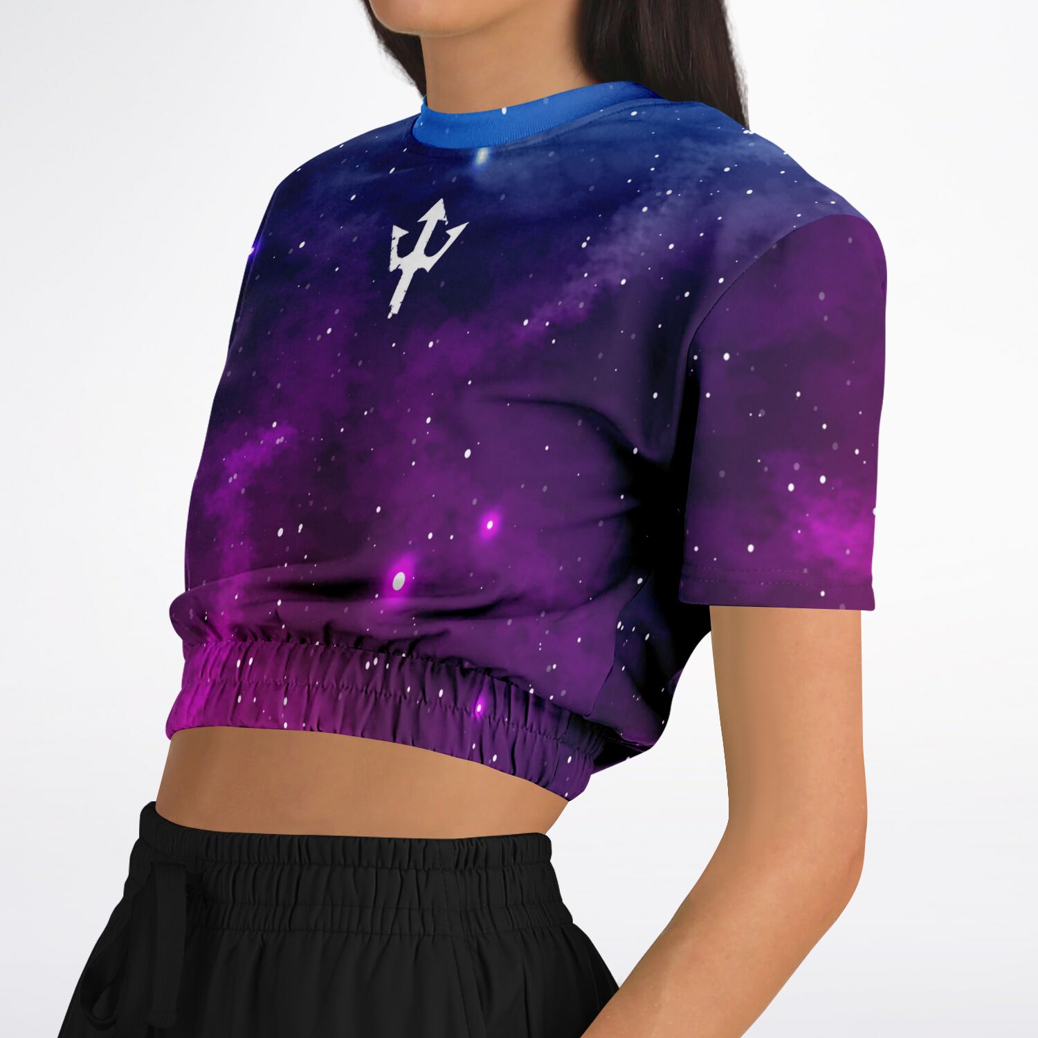 Women's LifeBy Night Sky Athletic Cropped Sweatshirt - LifeBy Fitness