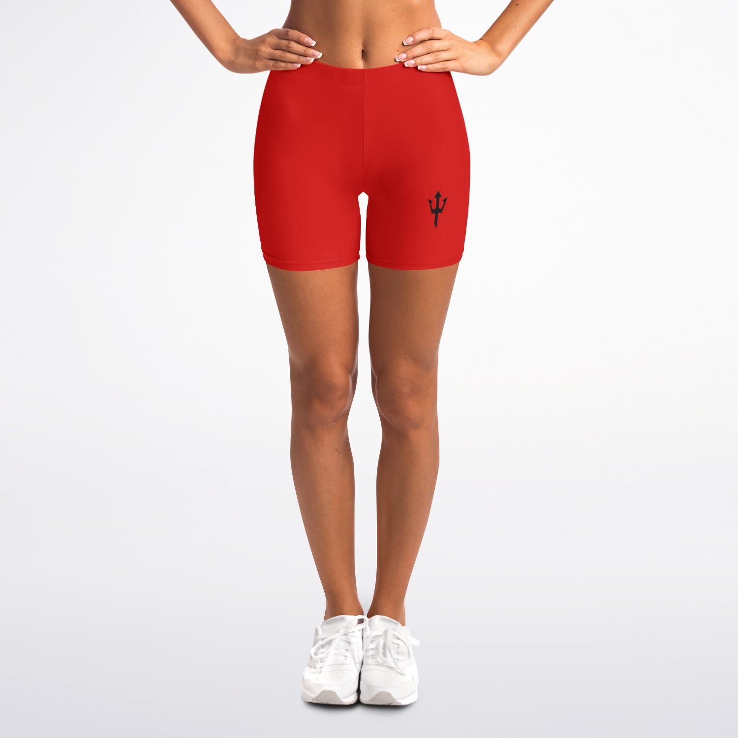 Women's LifeBy Red Short Leggings - LifeBy Fitness