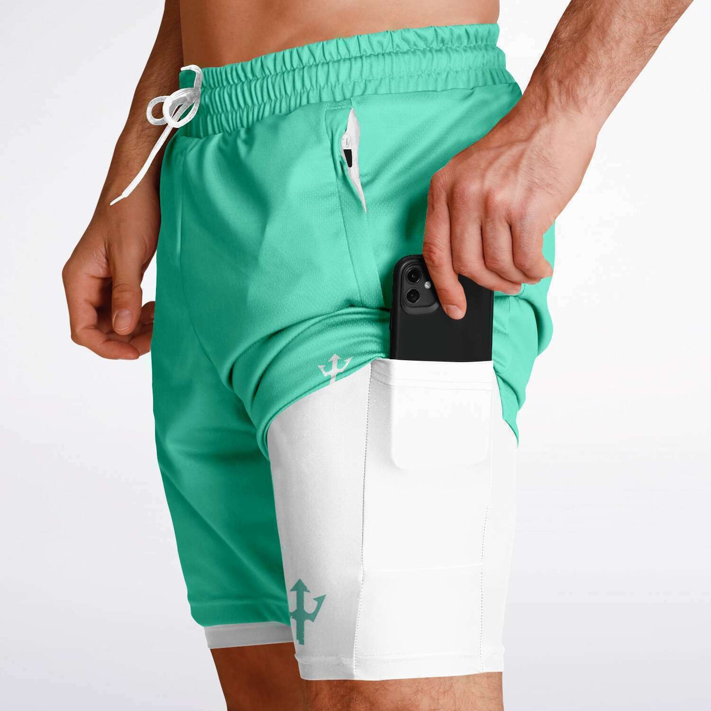 Men's LifeBy Turquoise 2-in-1 Shorts - LifeBy Fitness