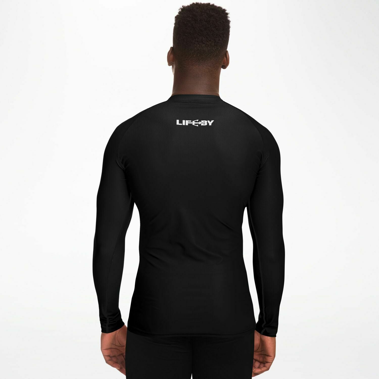 Men's LifeBy Black Rashguard - LifeBy Fitness