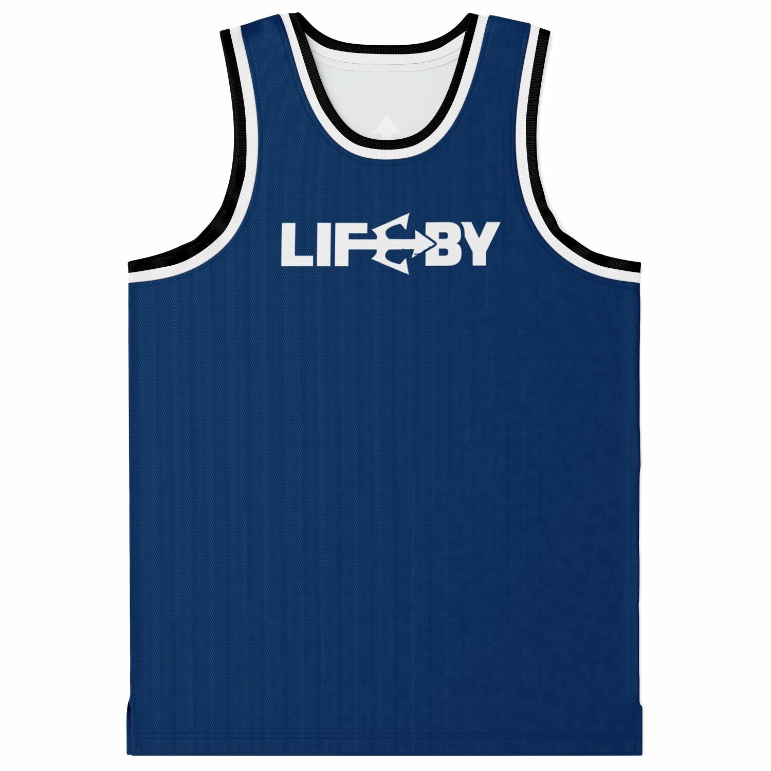 LifeBy Navy Blue  Basketball Jersey - LifeBy Fitness