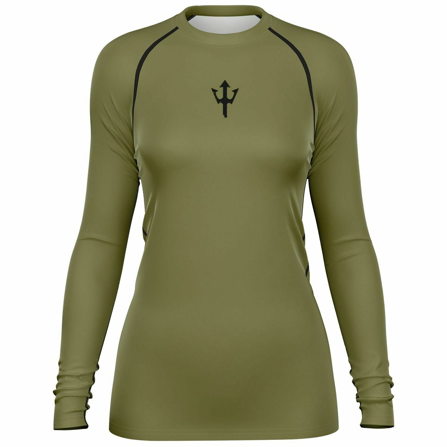 Women's LifeBy Khaki Rashguard - LifeBy Fitness