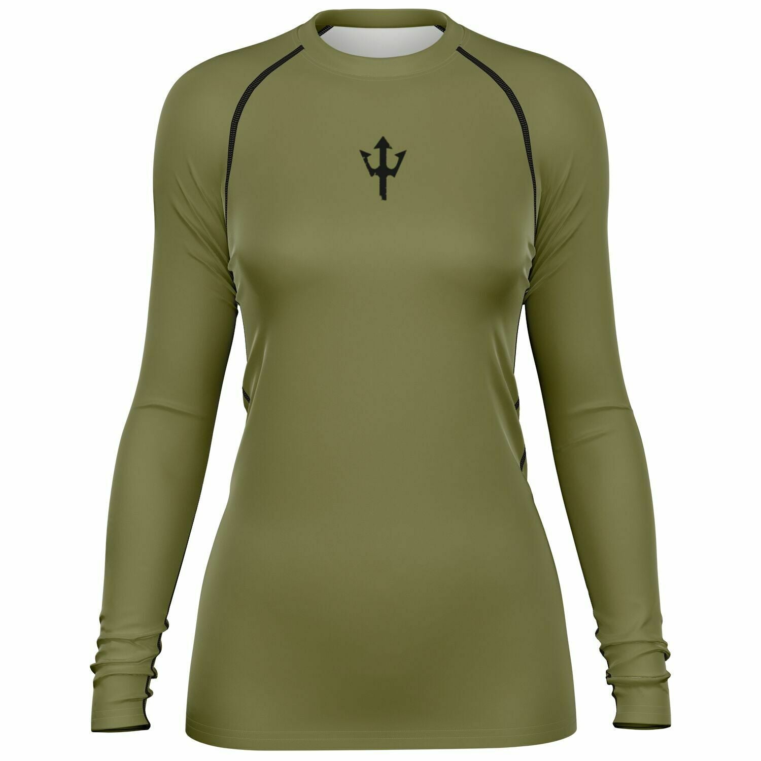 Women's LifeBy Khaki Rashguard - LifeBy Fitness