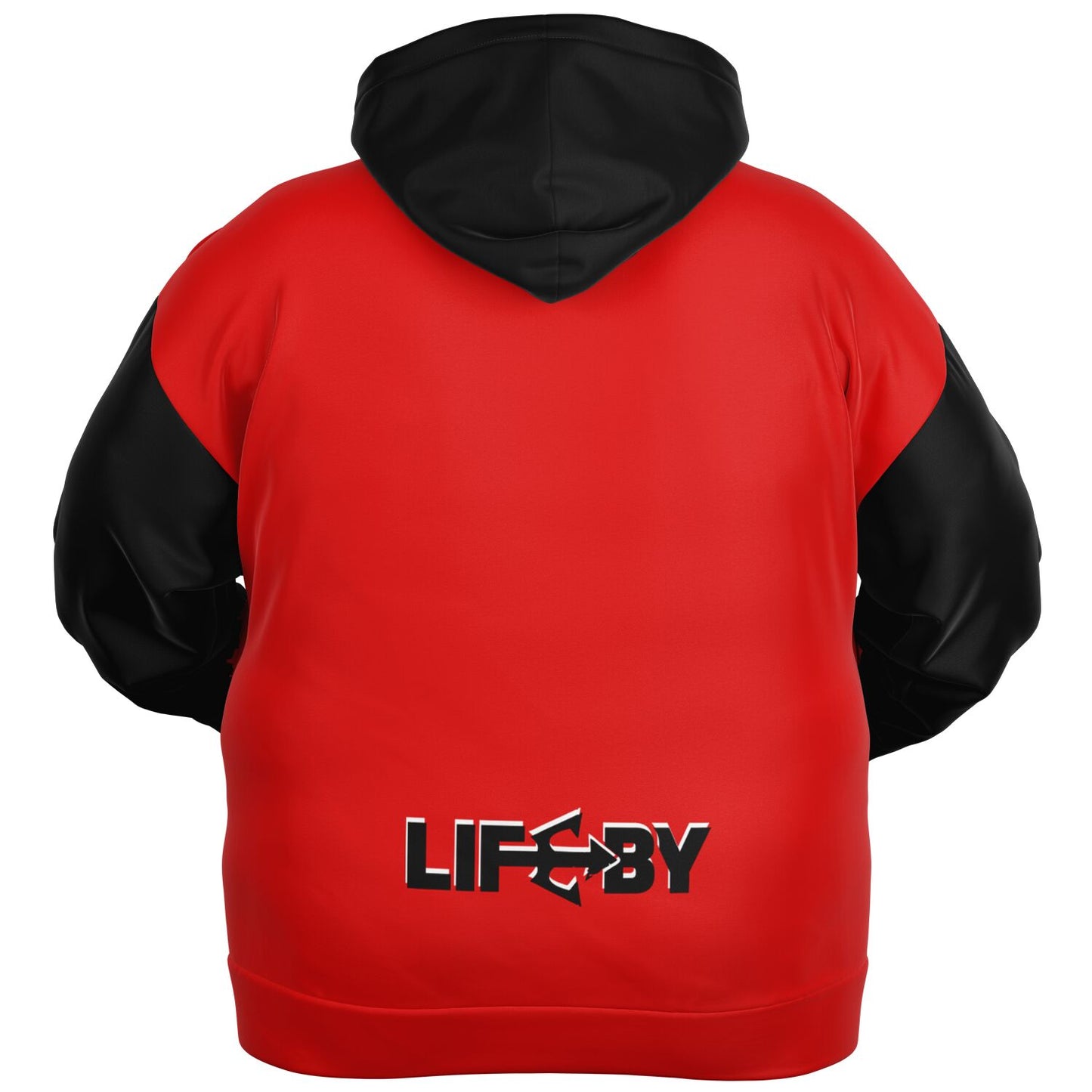 LifeBy Red Athletic Plus-size Ziphoodie - LifeBy Fitness