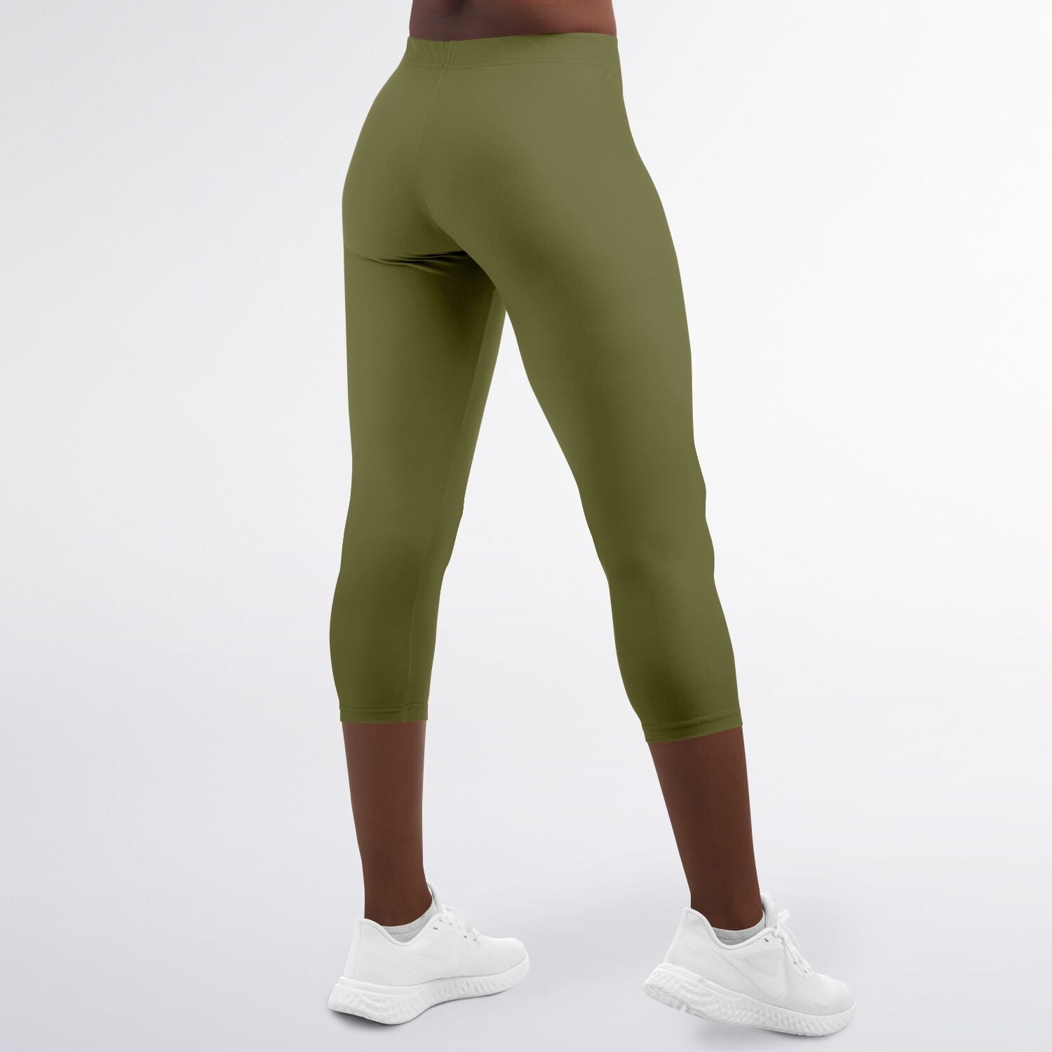 Women's LifeBy Khaki Capri Leggings - LifeBy Fitness