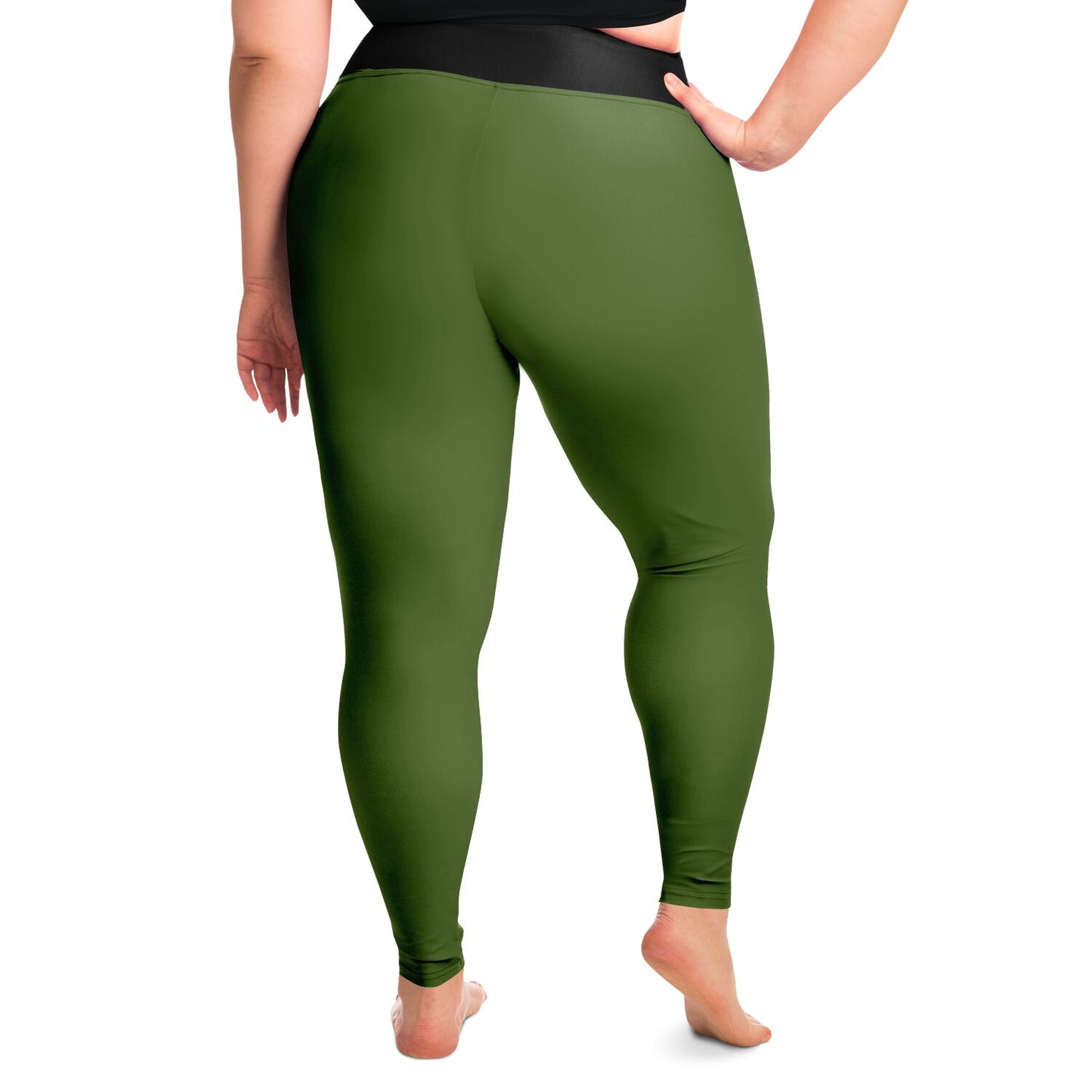 LifeBy Military Green Plus Size Legging