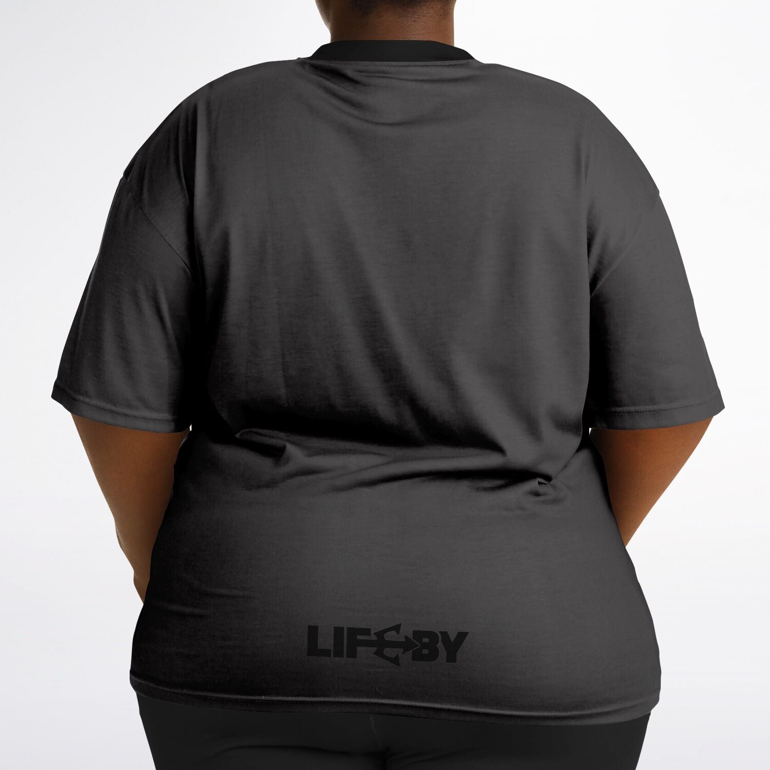 LifeBy Grey Plus-size T-Shirt - LifeBy Fitness