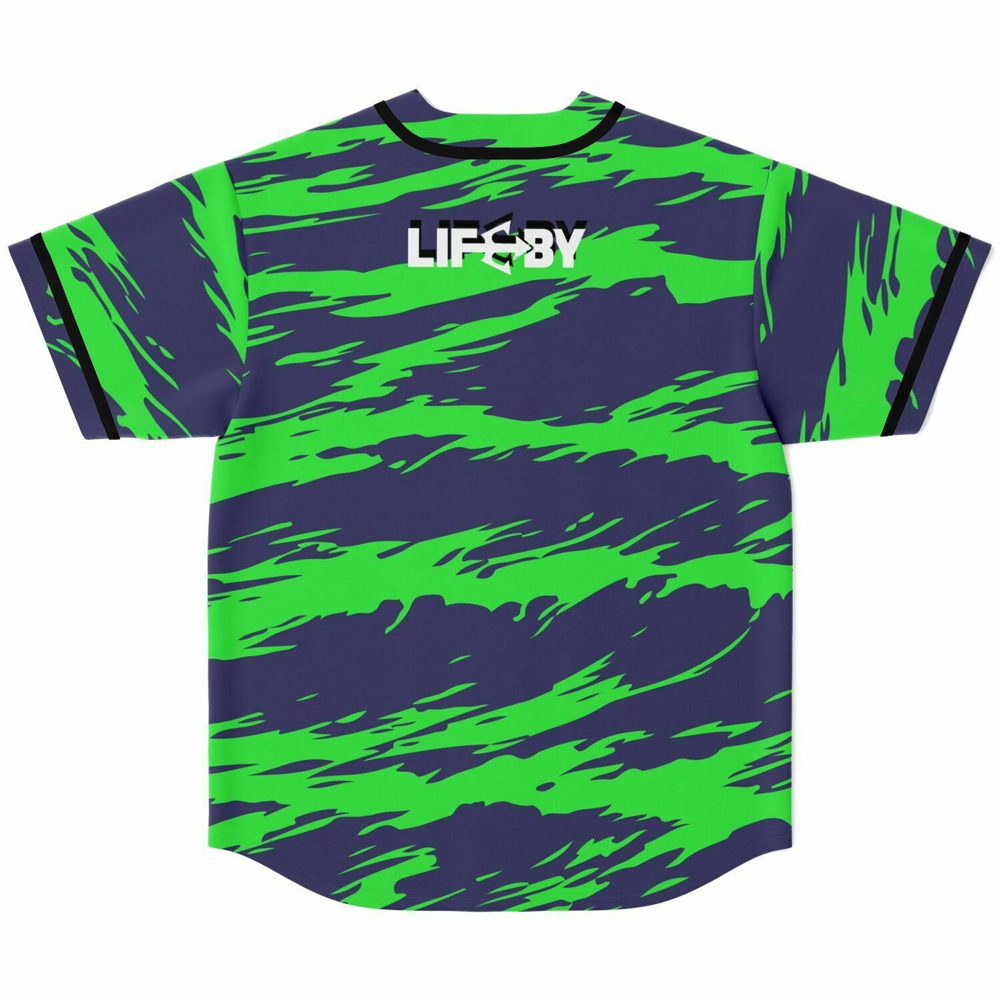 LifeBy Green Lines Baseball Jersey